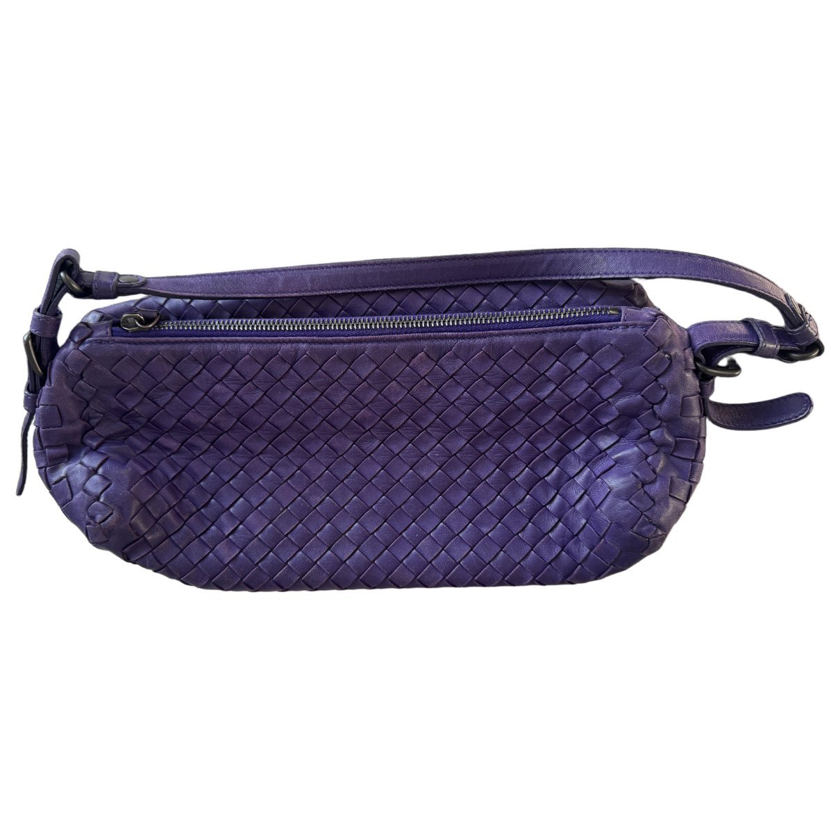 Leather bowling bag