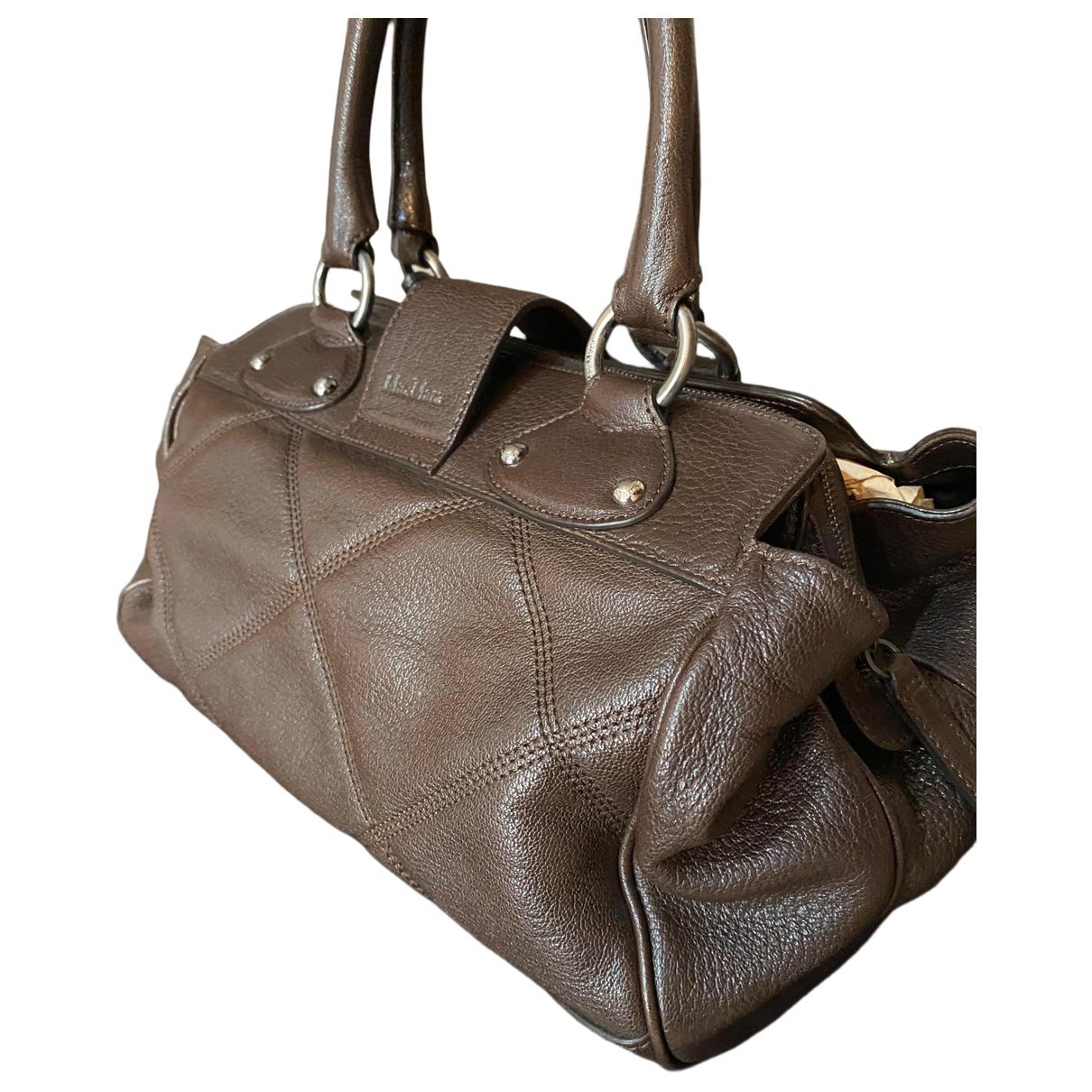 Leather tote