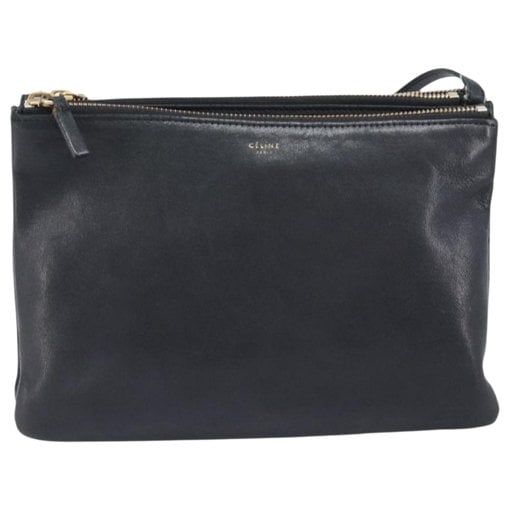 Trio leather crossbody bag
