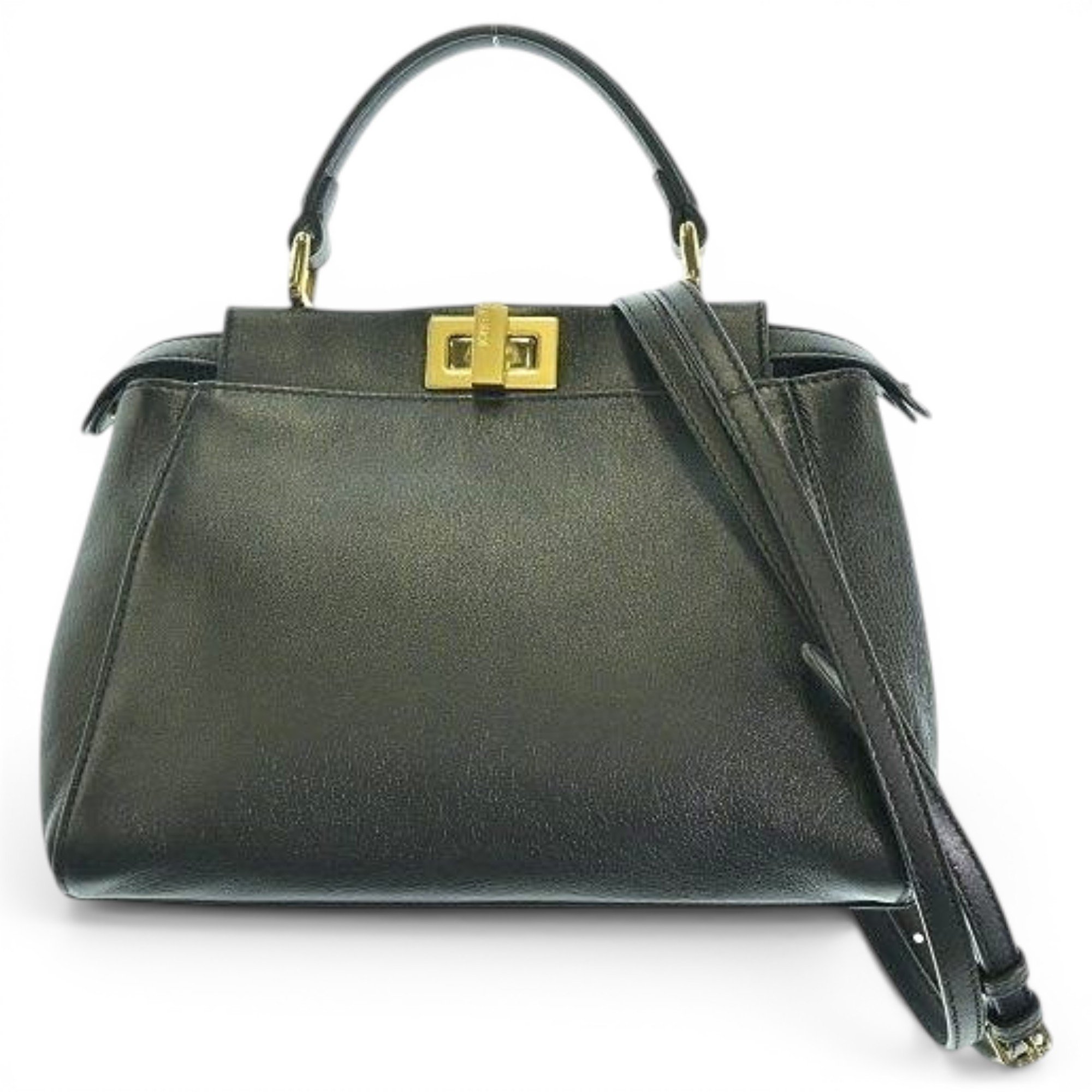Peekaboo leather handbag