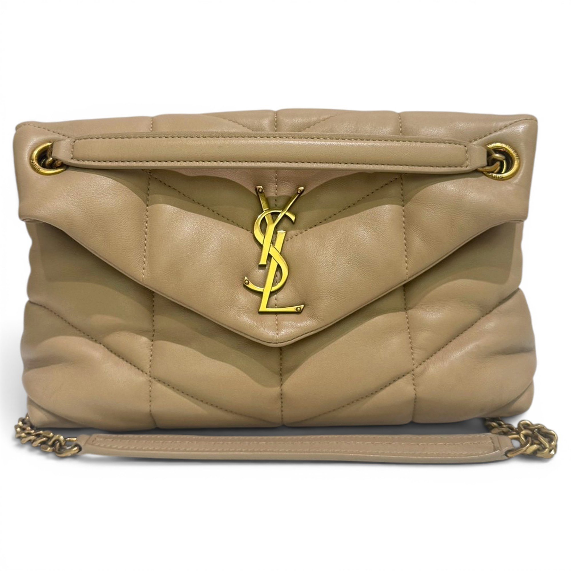 Loulou Puffer leather crossbody bag