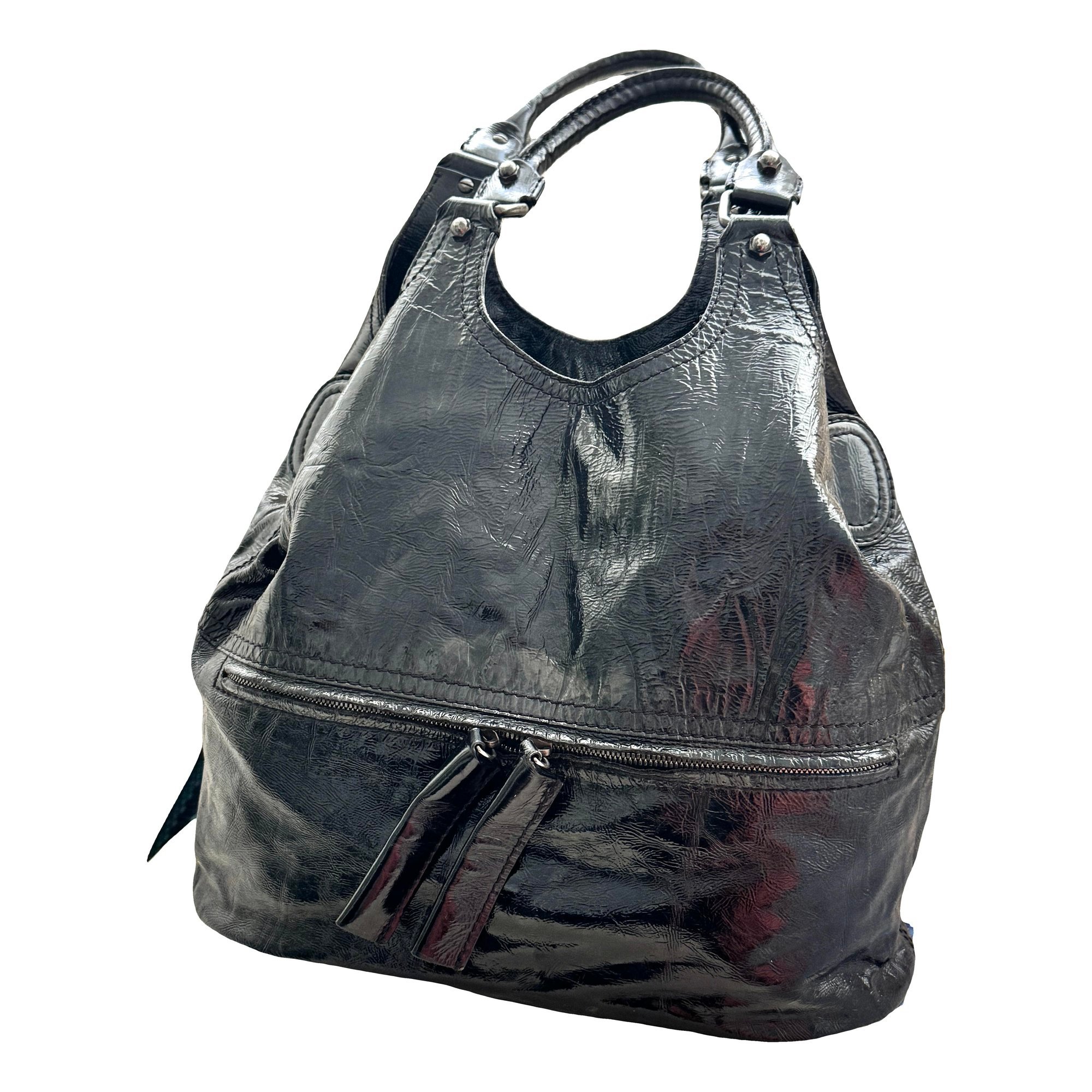 Leather handbag