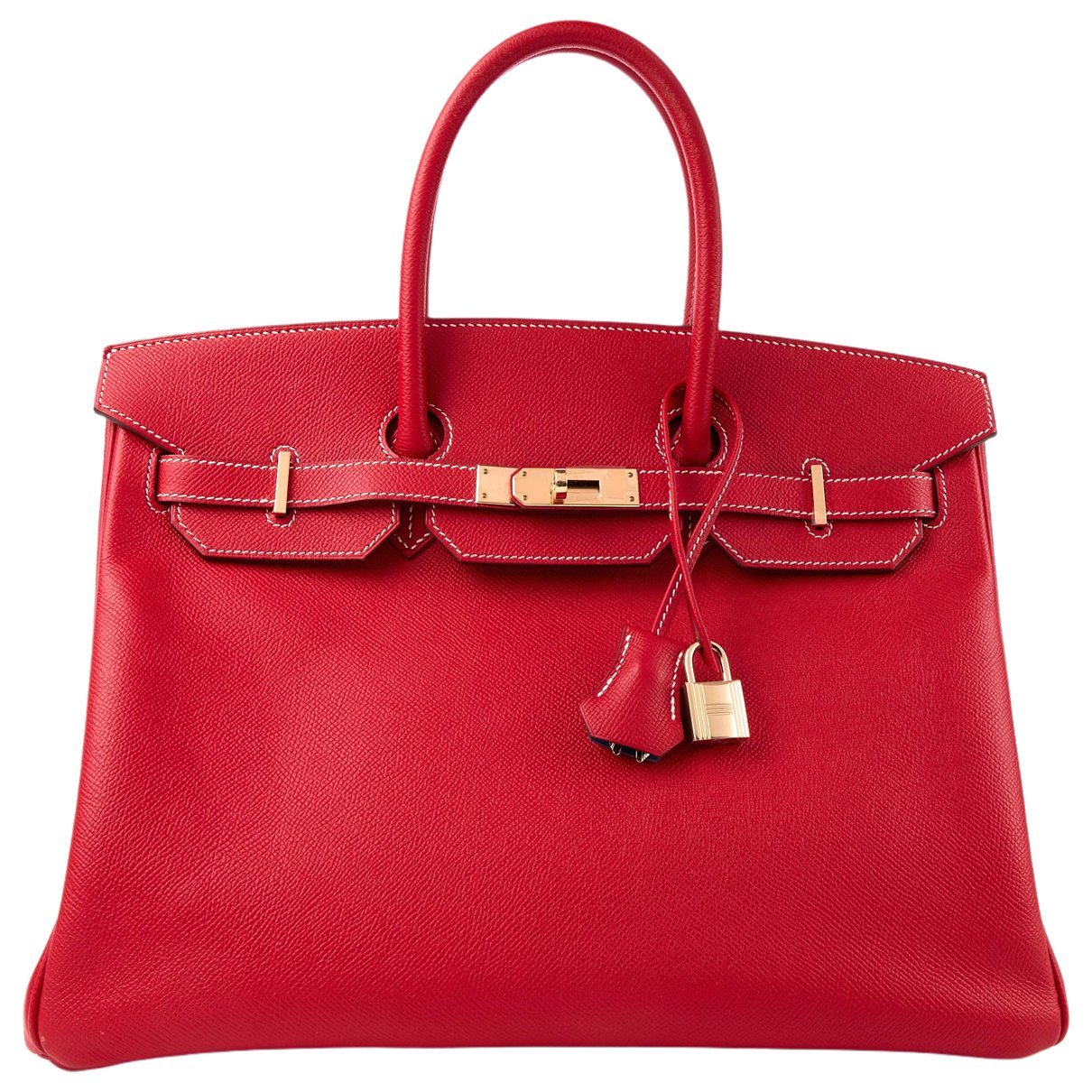 Birkin 35 leather handbag