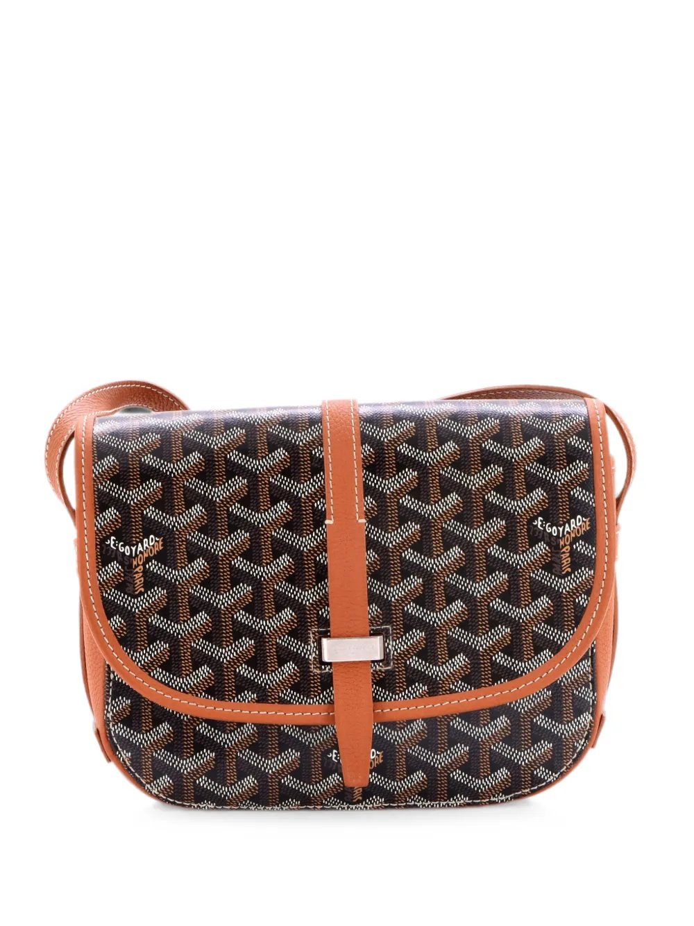 Goyard Belvedere III Messenger Bag Coated Canvas with Leather PM crossbody bag