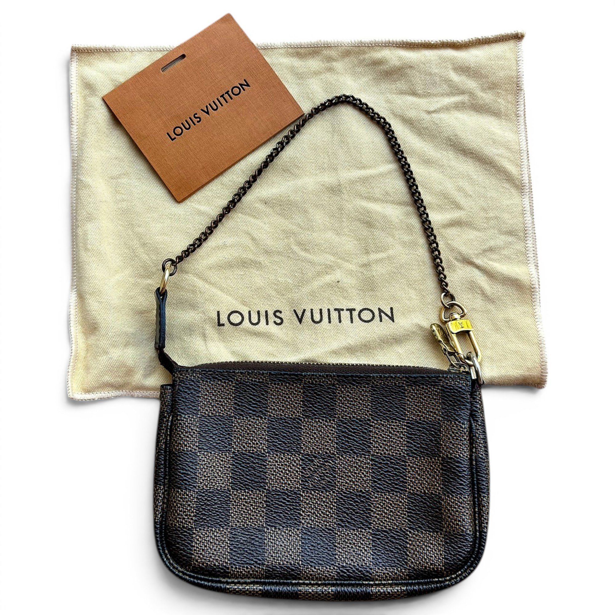 Pochette Accessoire leather handbag