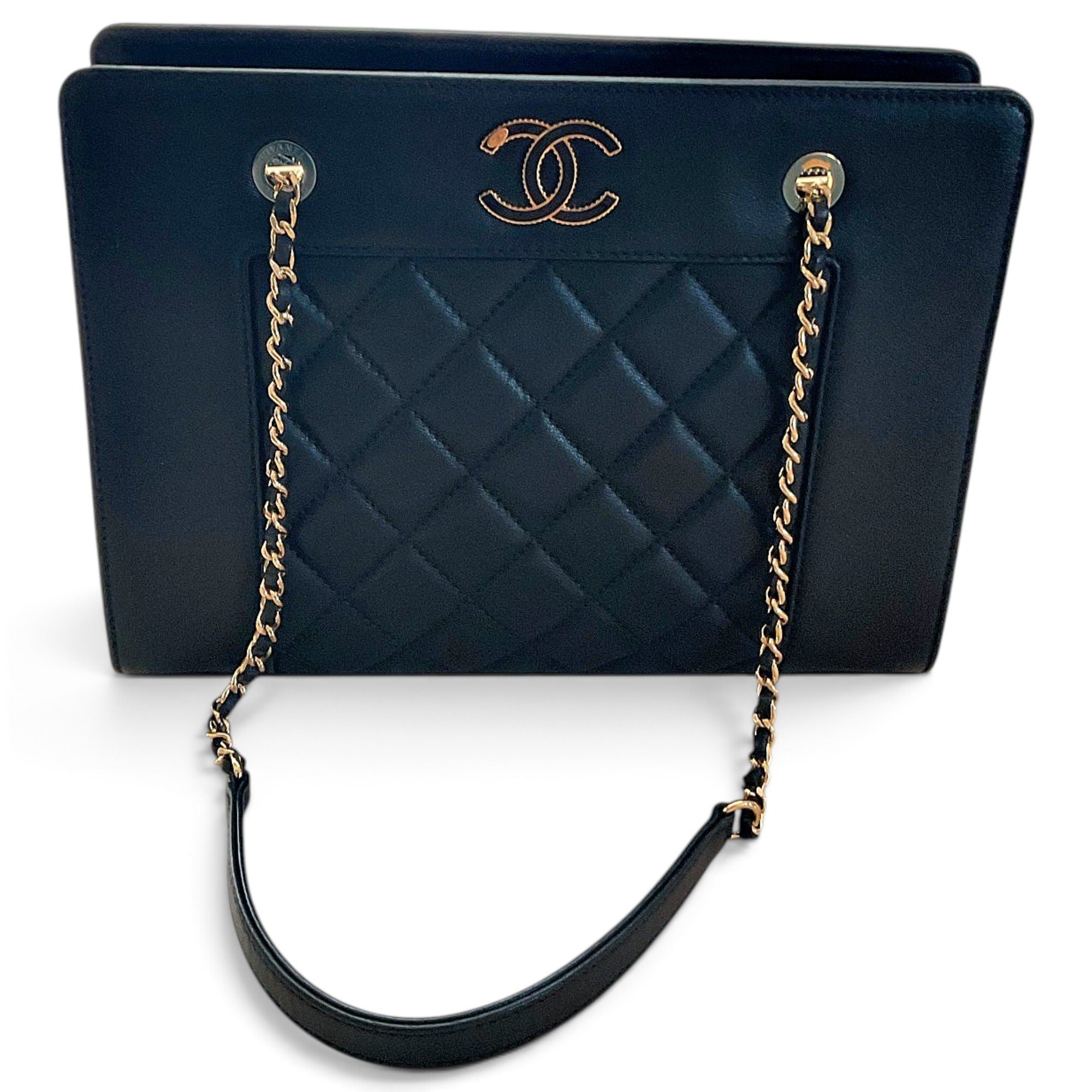 Leather tote