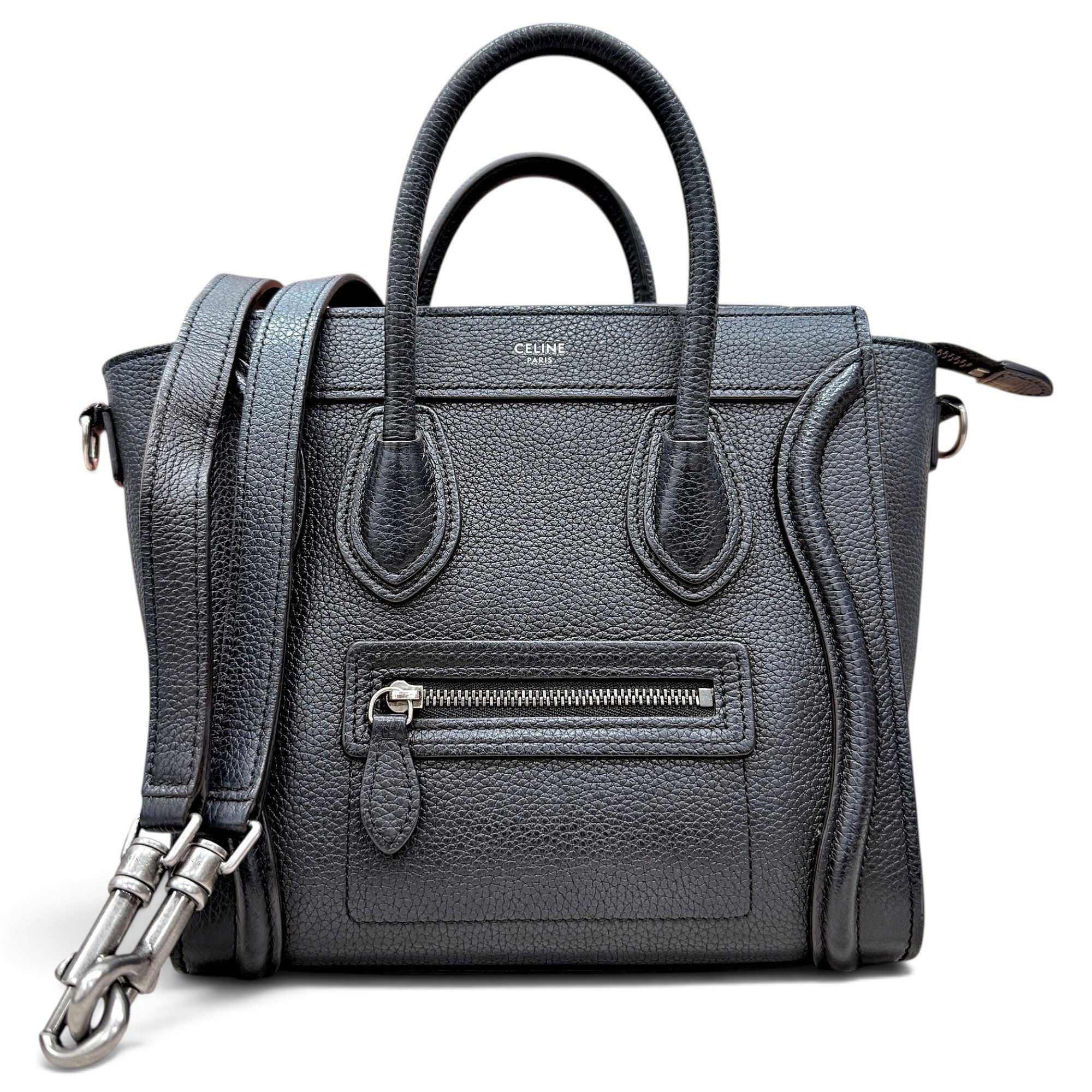 Nano Luggage leather handbag