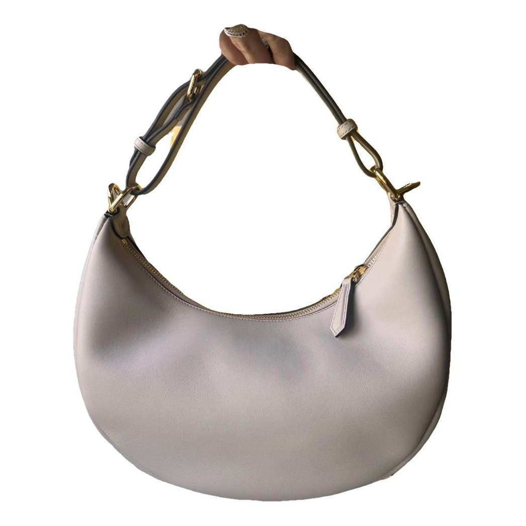 Fendigraphy leather handbag
