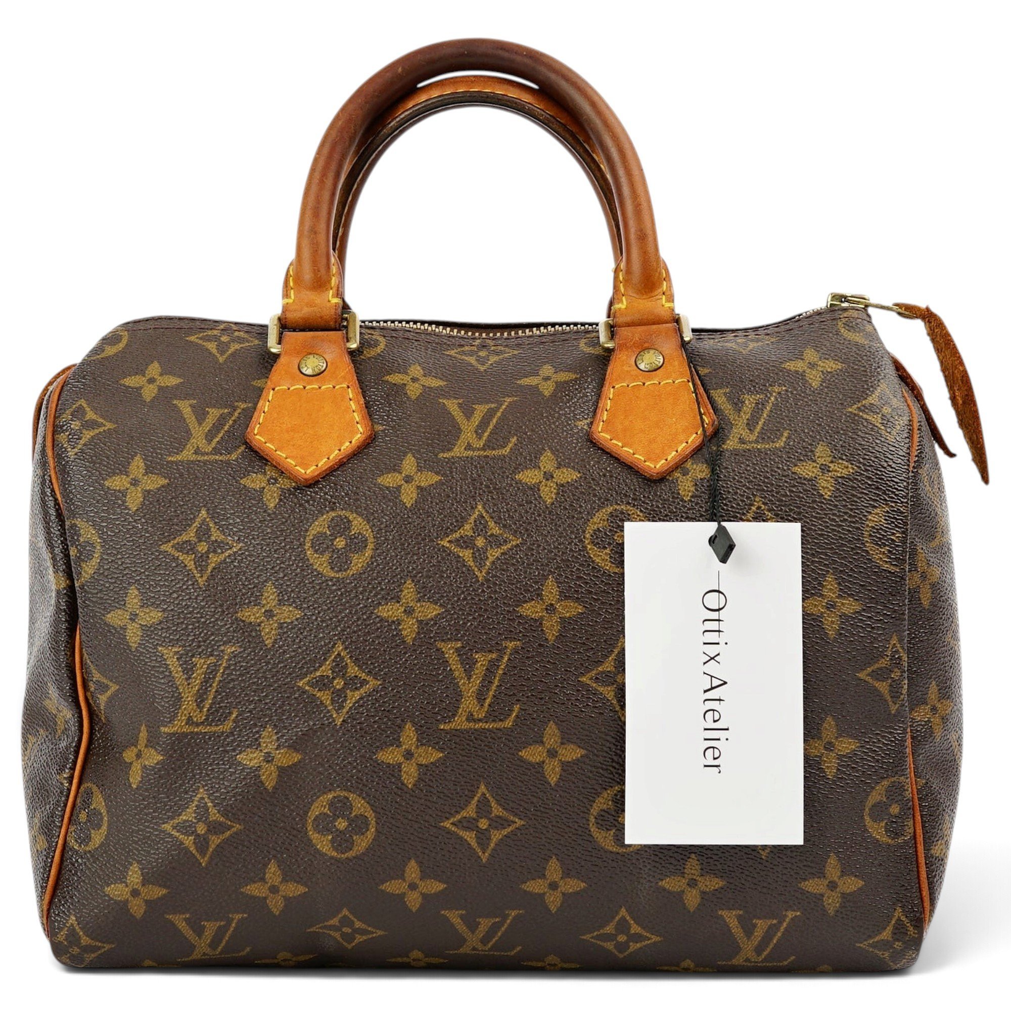 Speedy leather handbag