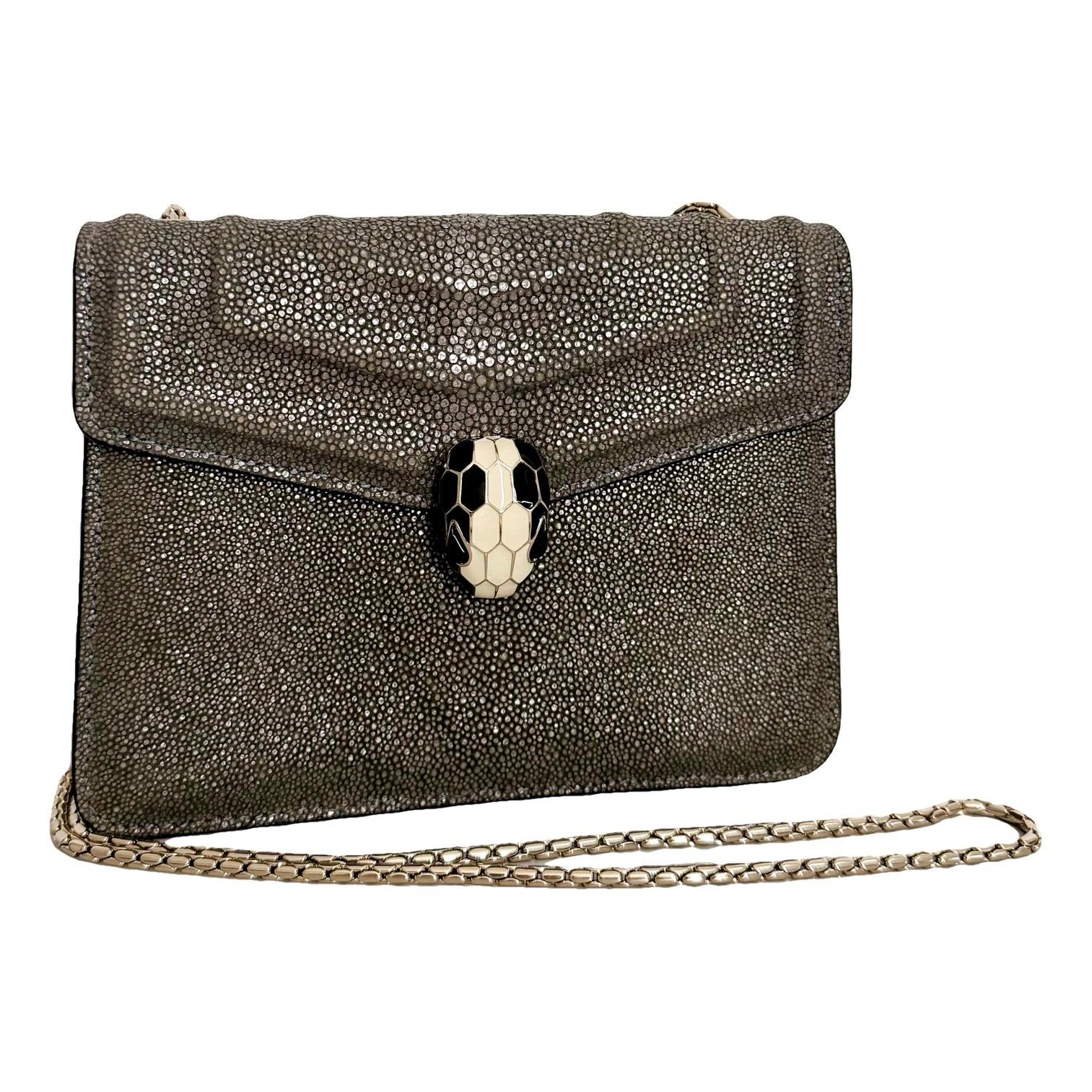 Serpenti exotic leathers handbag