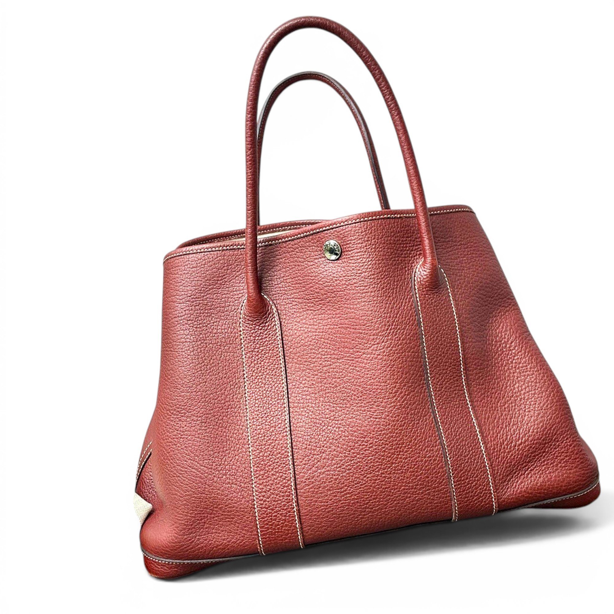 Garden Party leather handbag