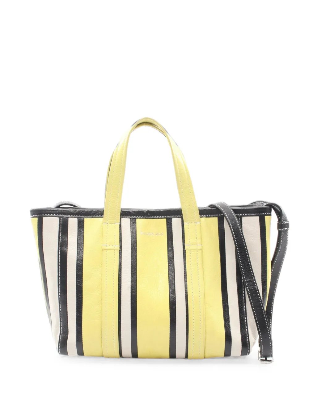Balenciaga 2000s Barbes striped tote bag