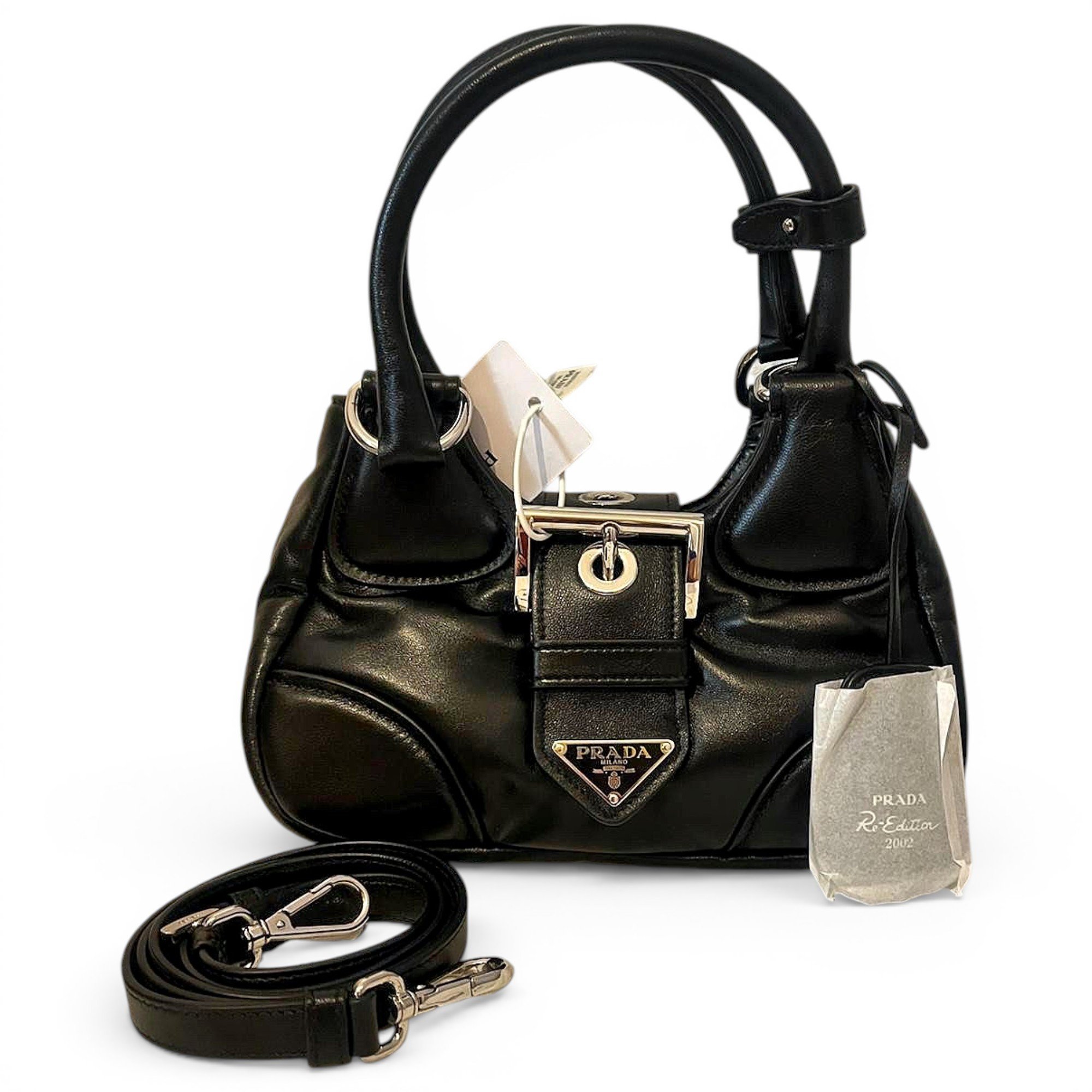 Moon leather crossbody bag