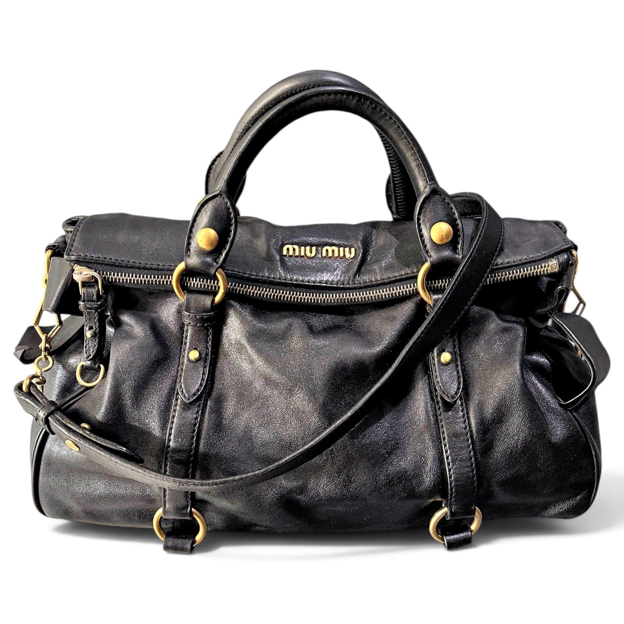 Vitello leather handbag