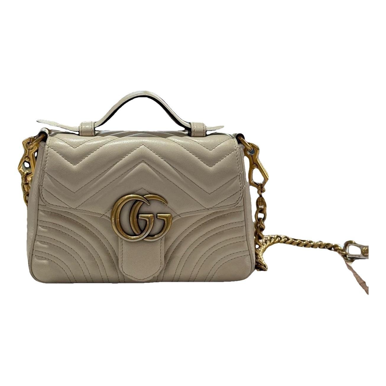 GG Marmont Flap leather handbag