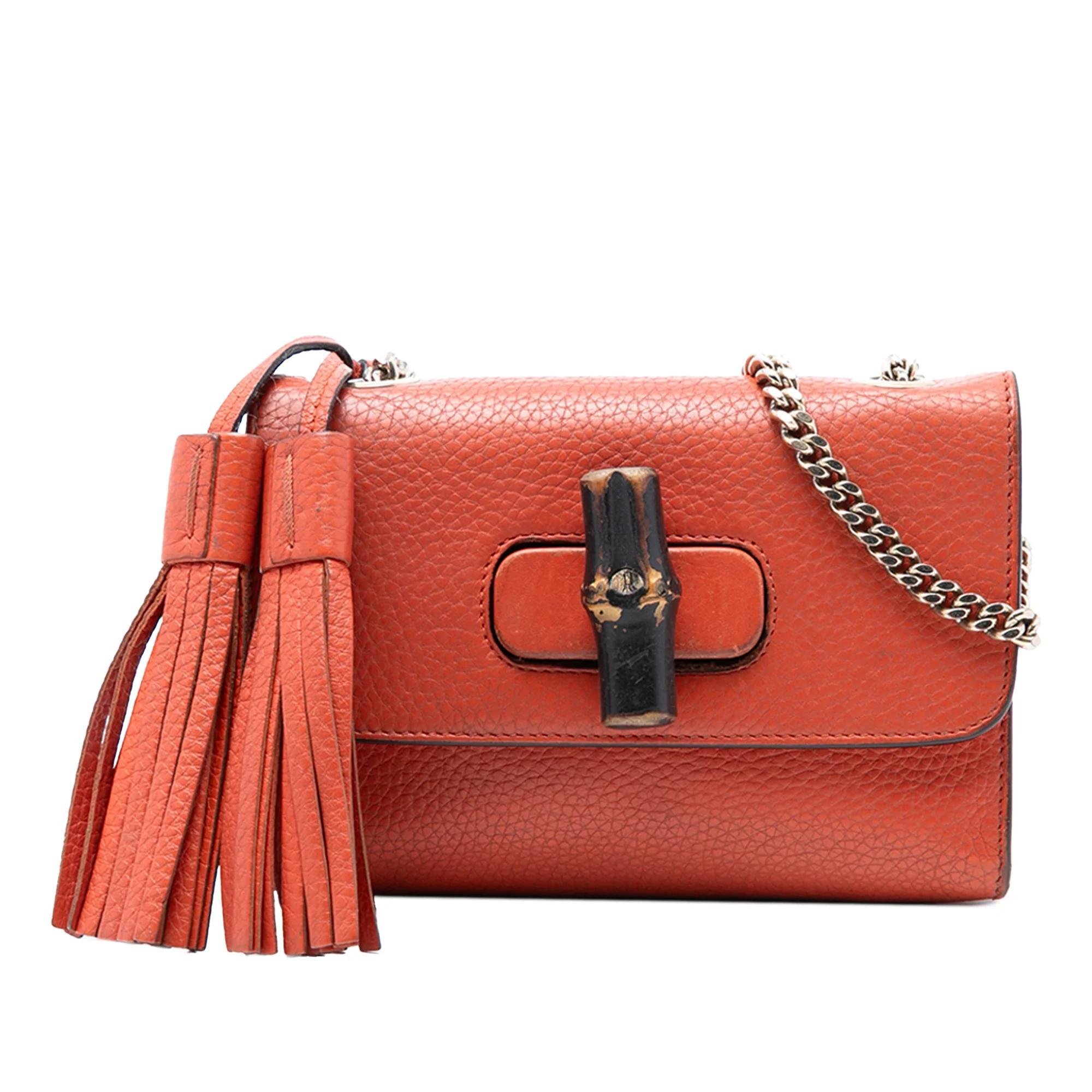 Miss Bamboo pony-style calfskin handbag