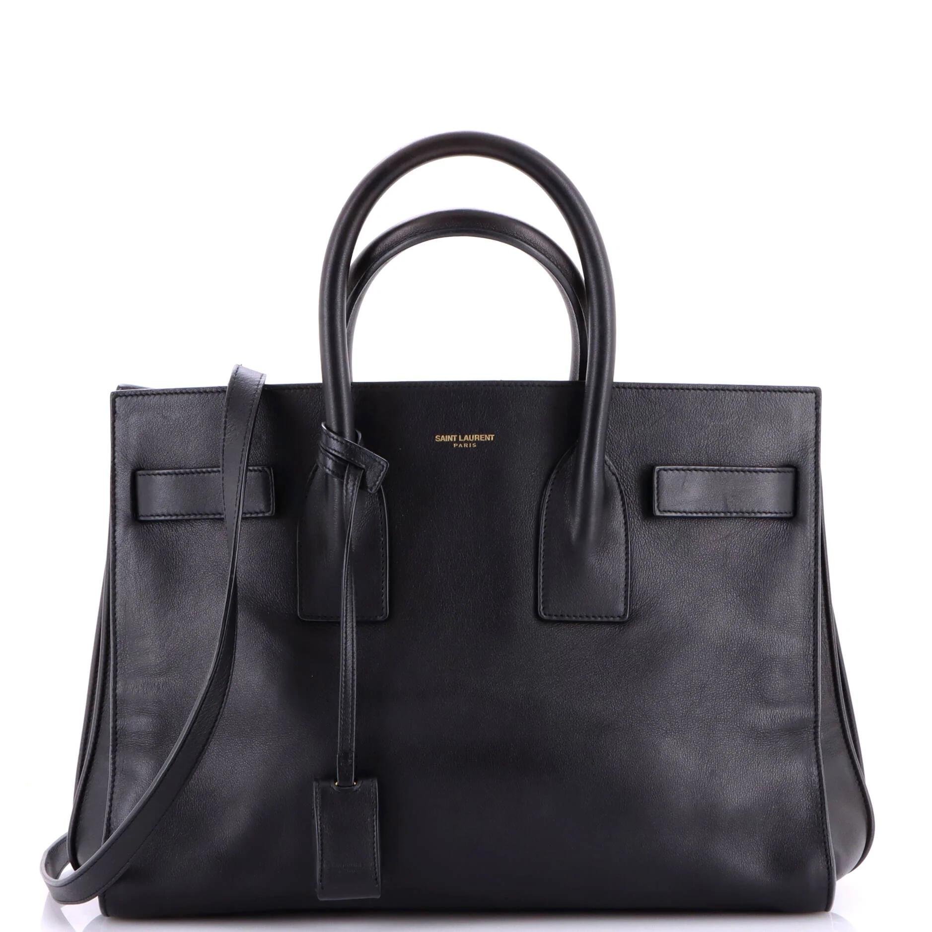Leather tote