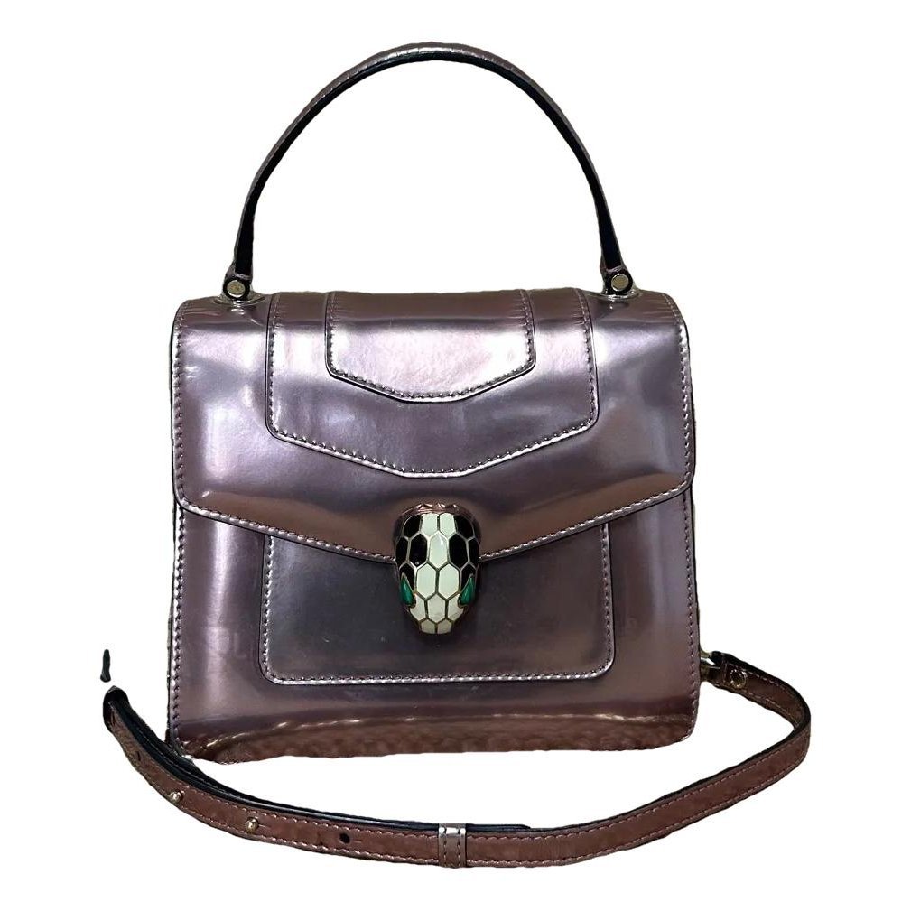 Serpenti leather handbag