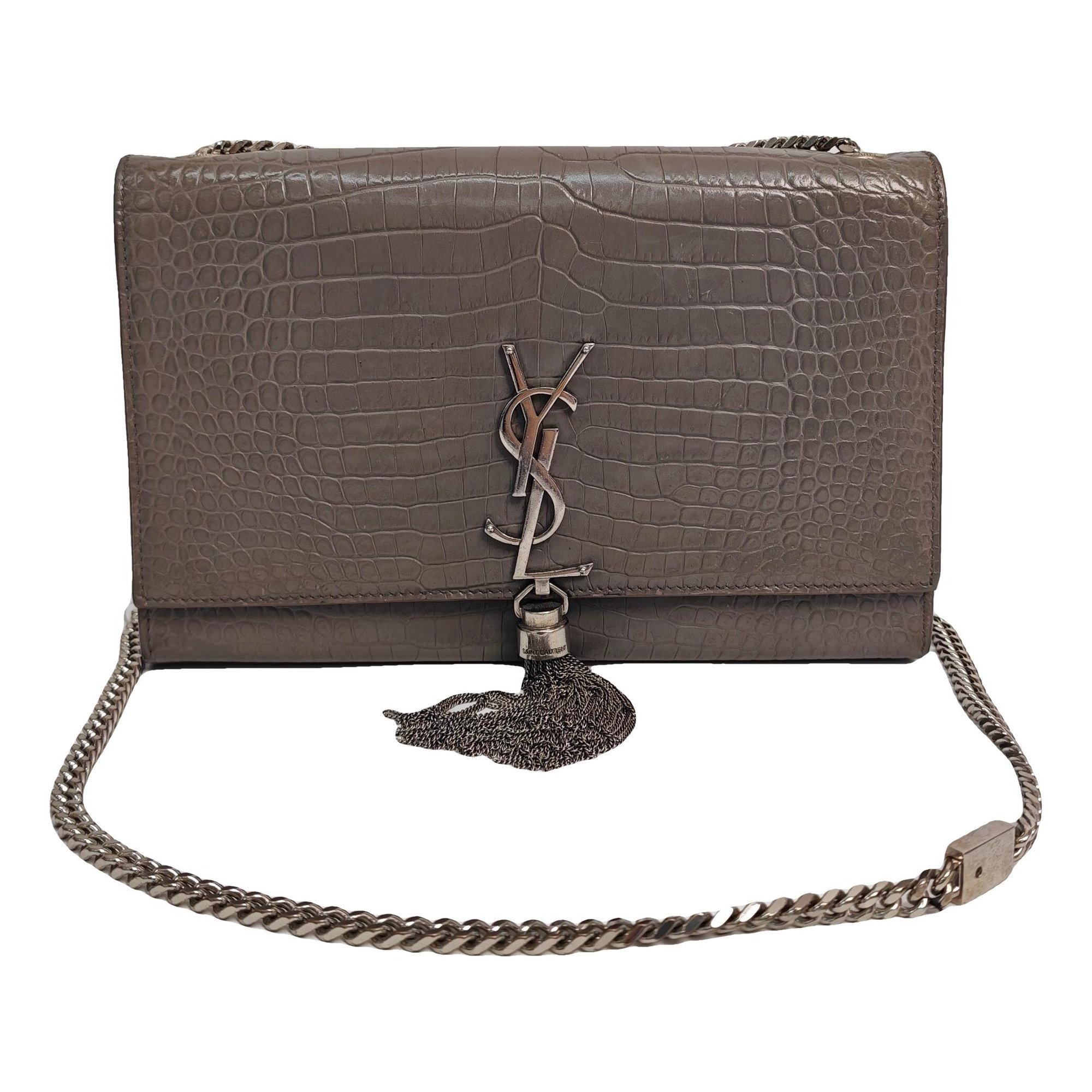 Pompom Kate leather handbag