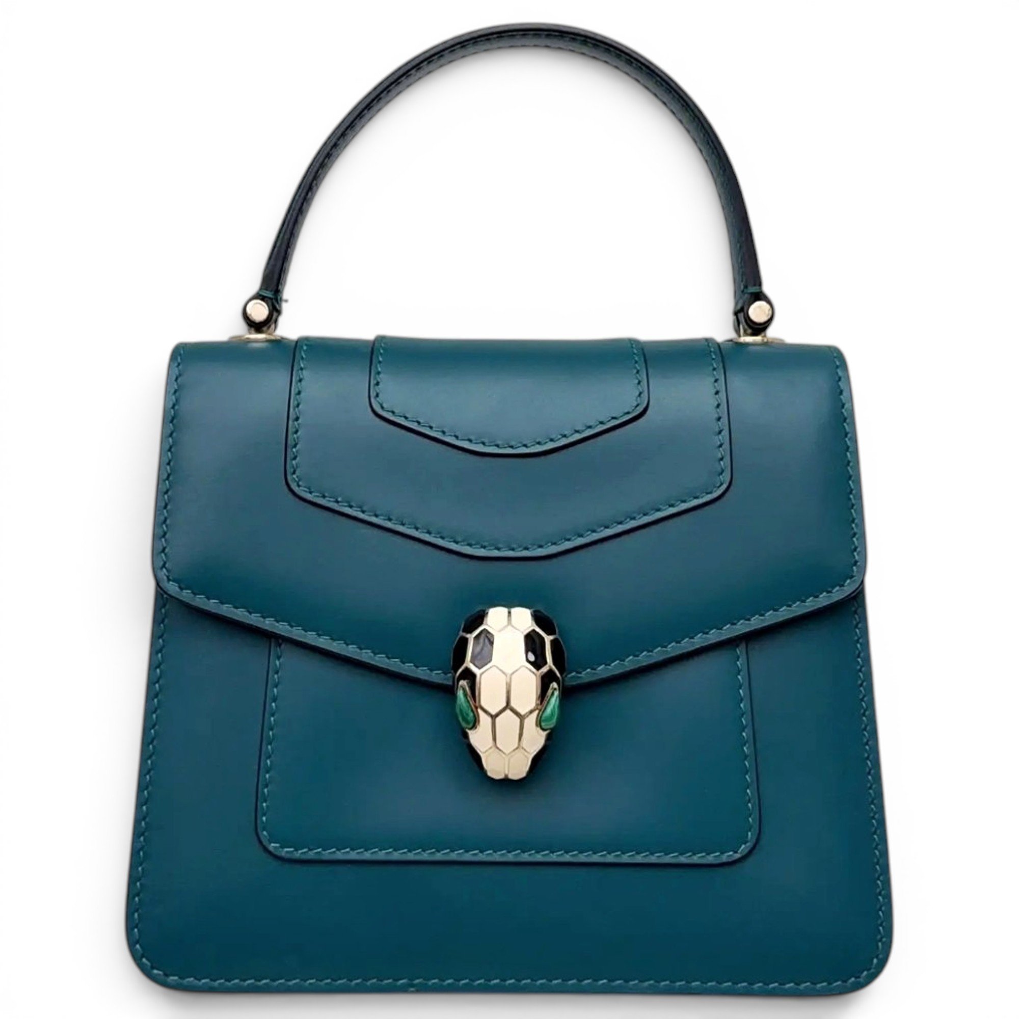 Serpenti leather crossbody bag