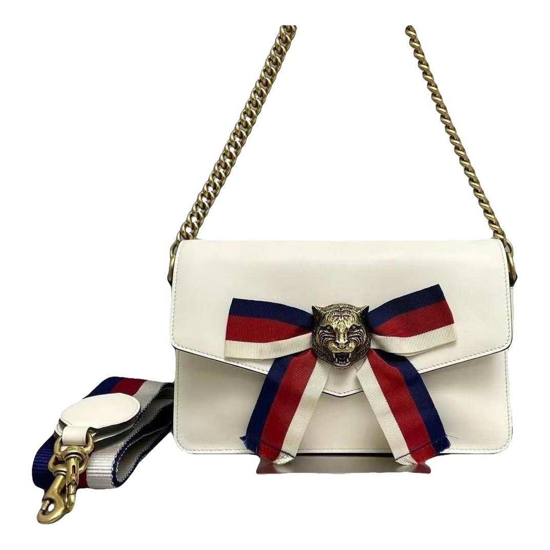 Animalier leather handbag