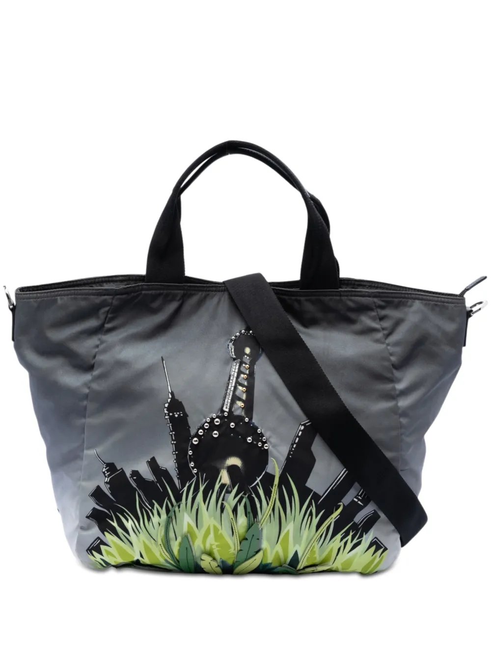 2013-2026 Tessuto City and Jungle Print Tote satchel