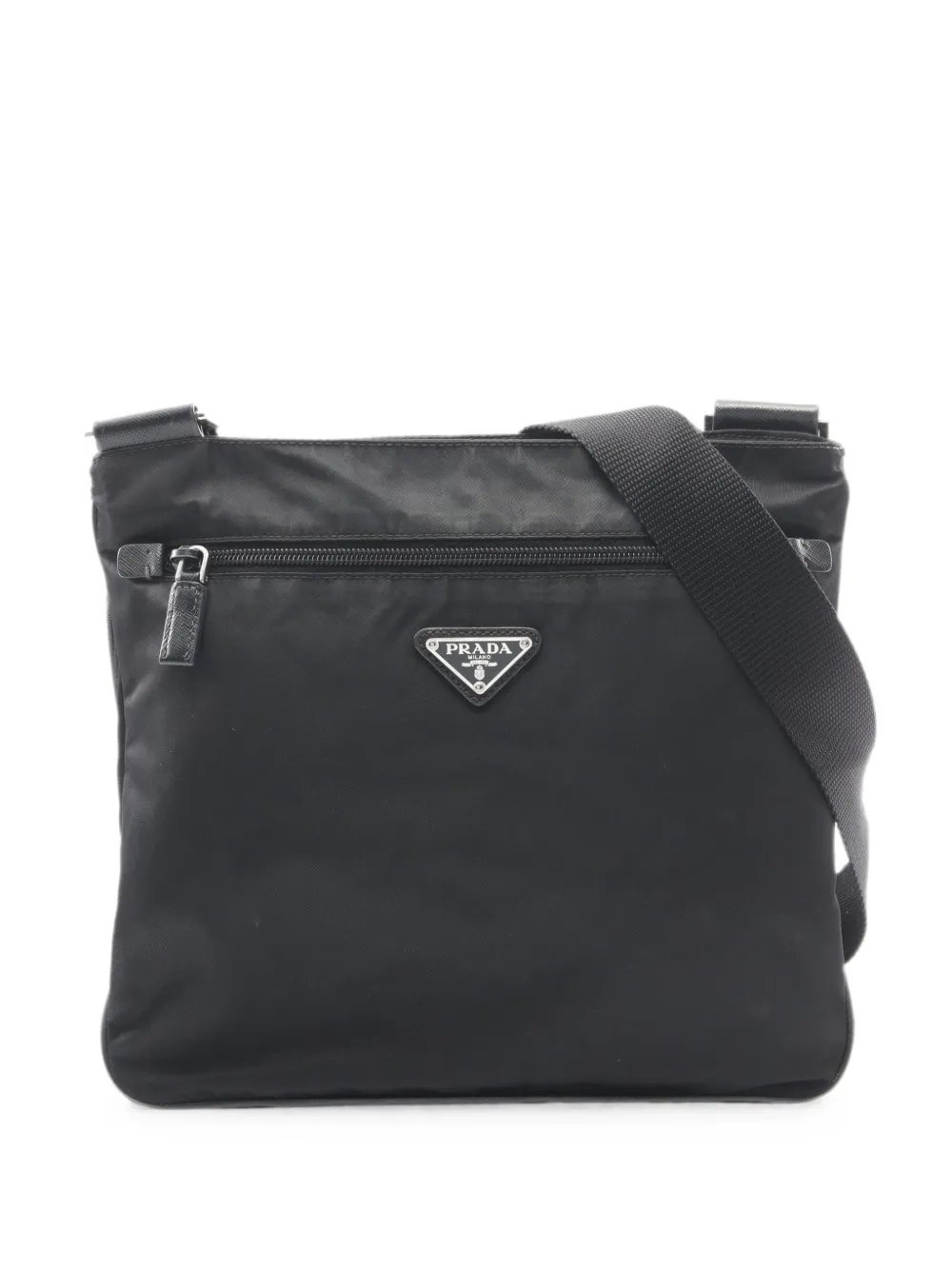 2000s Saffiano-leather shoulder bag