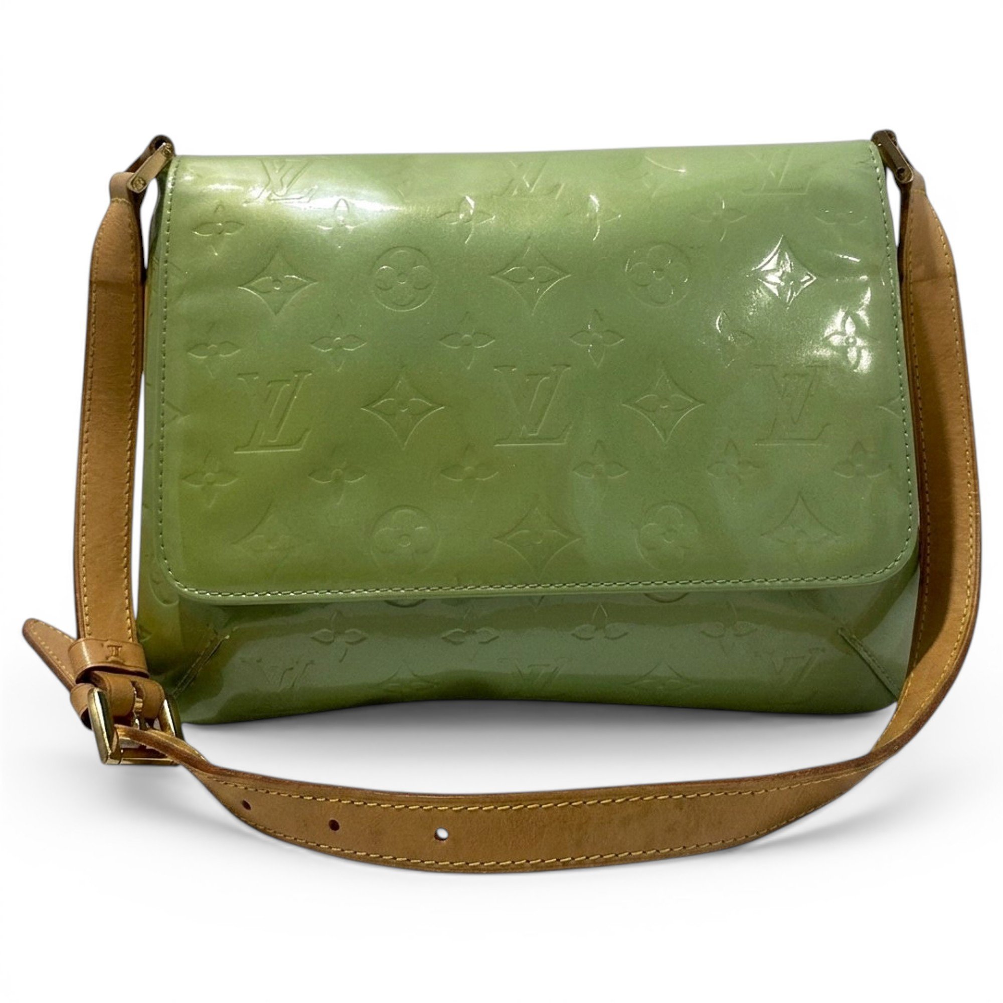 Thompson patent leather handbag