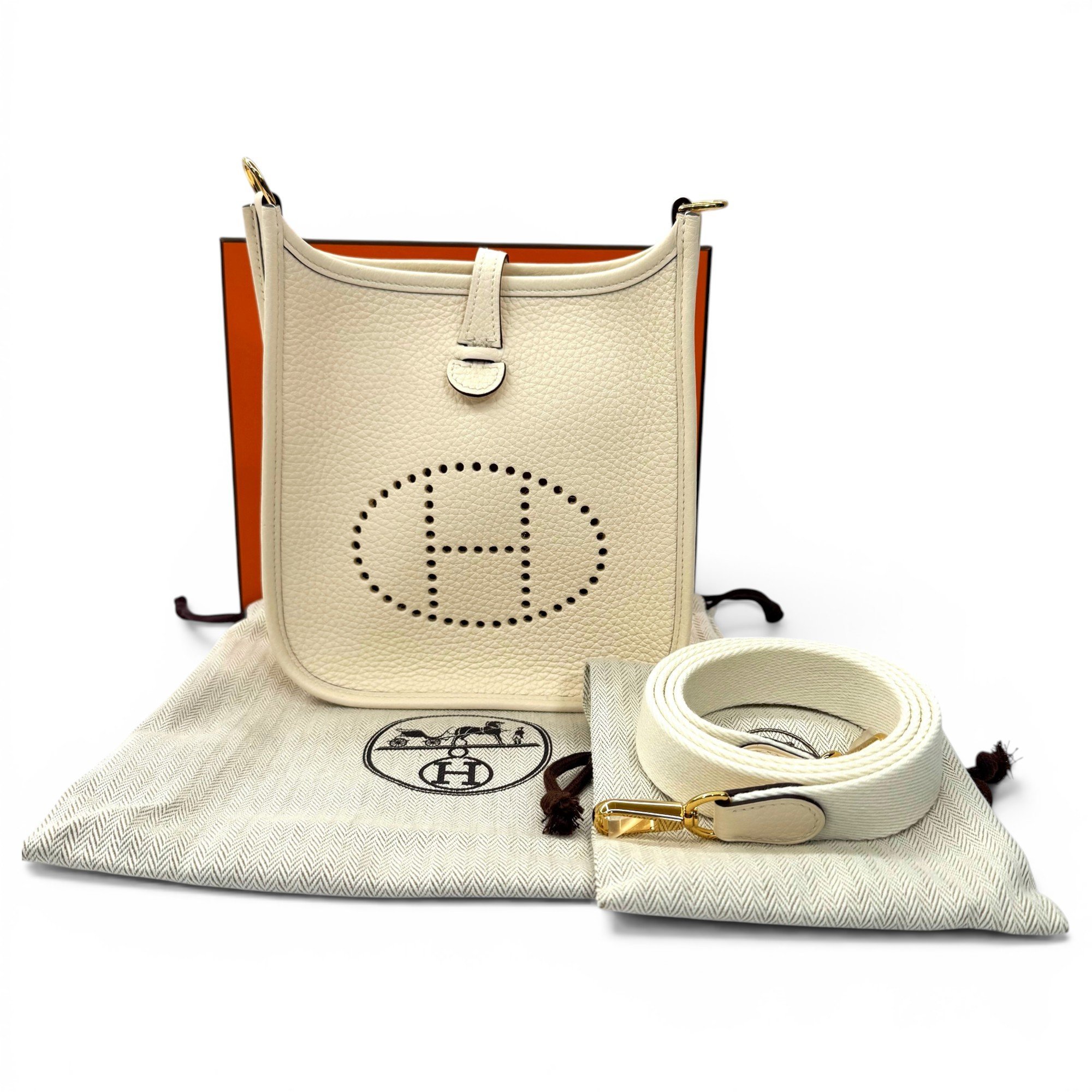 Mini Evelyne leather handbag