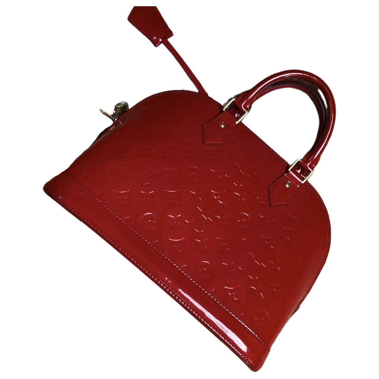 Alma patent leather handbag
