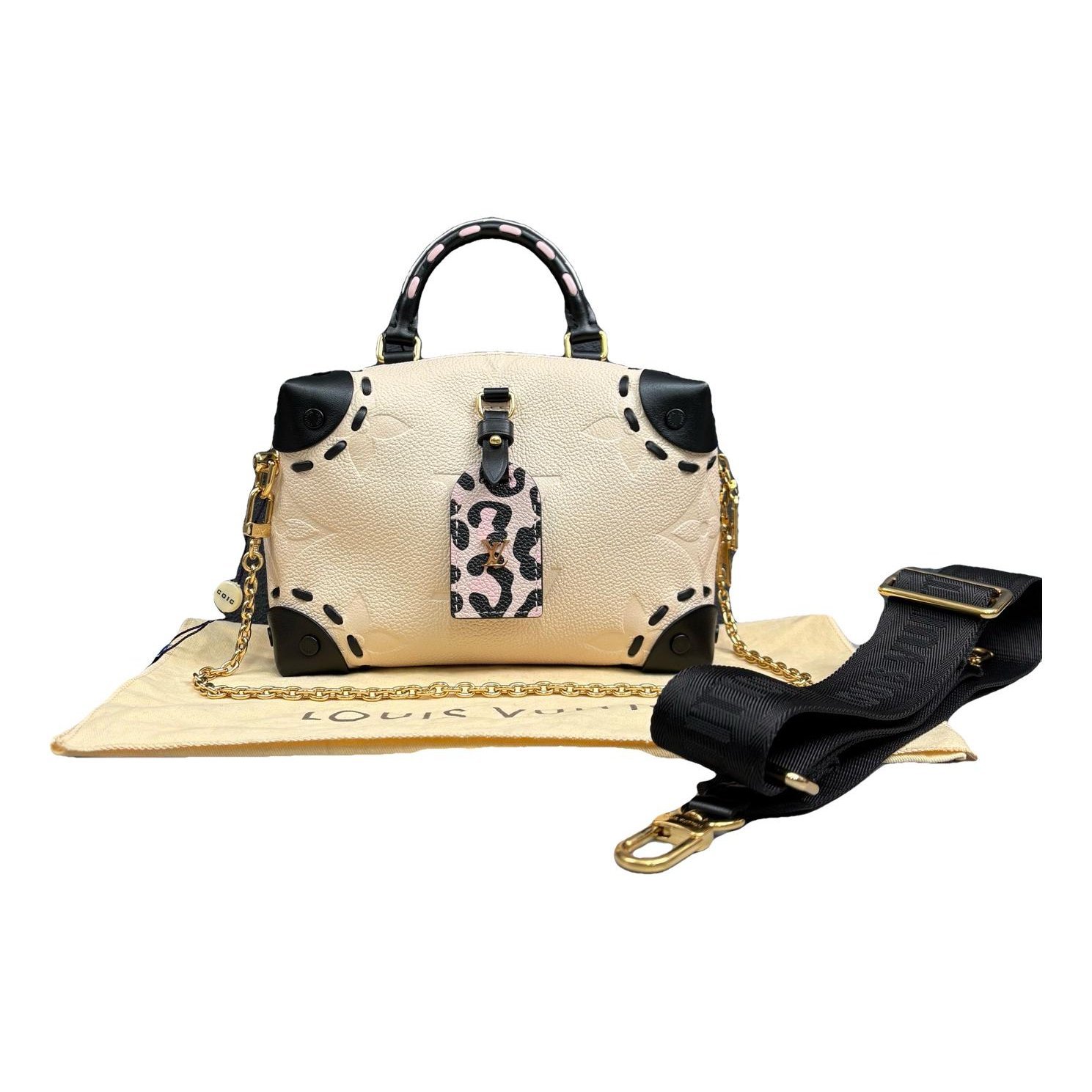 Louis Vuitton Petite Malle Souple leather handbag