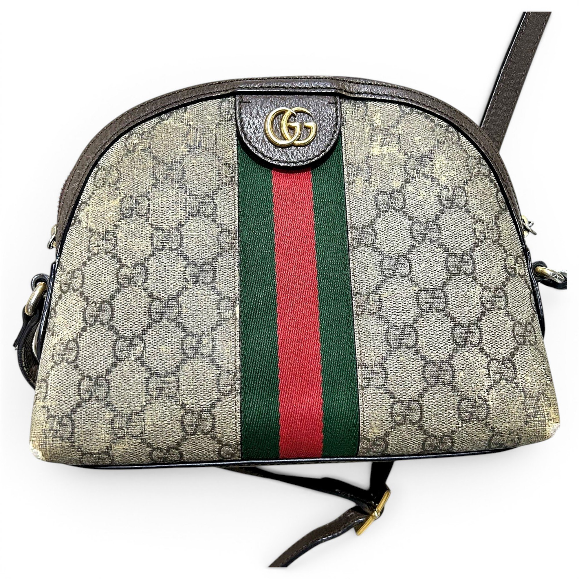Ophidia cloth crossbody bag
