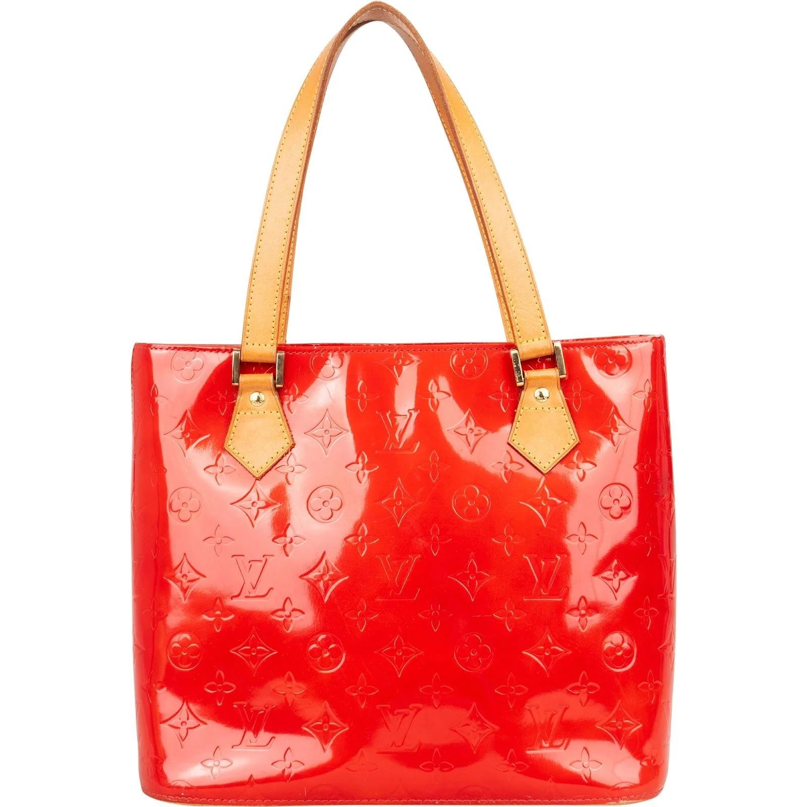 Houston patent leather handbag