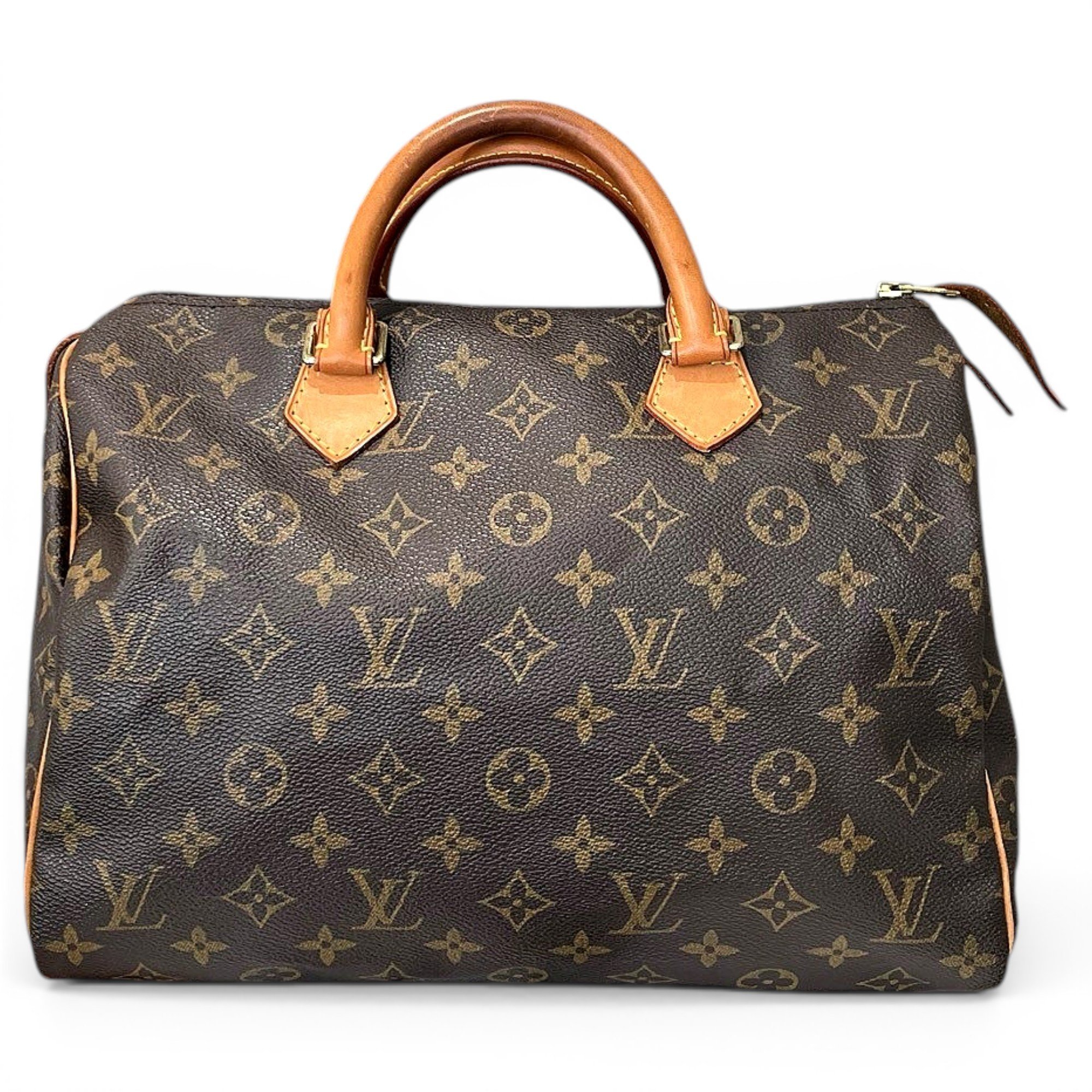 Speedy leather handbag