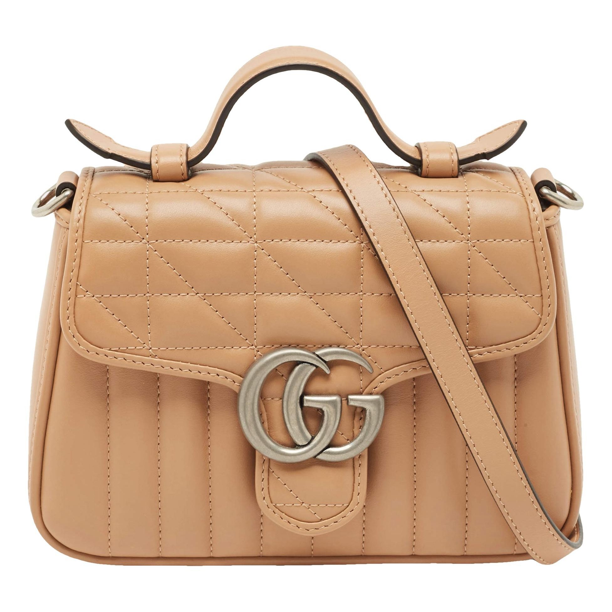GG Marmont Flap leather handbag