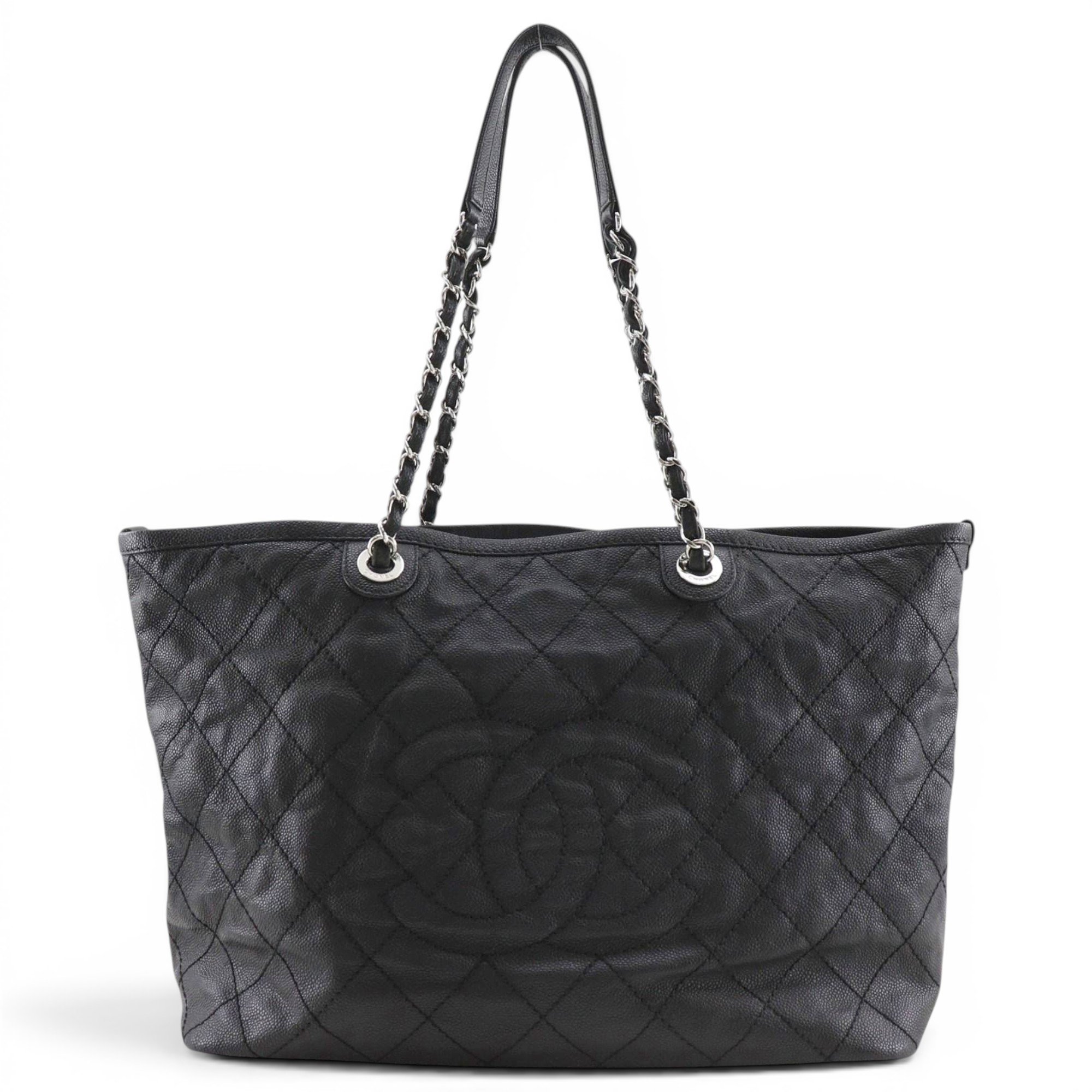 Leather tote