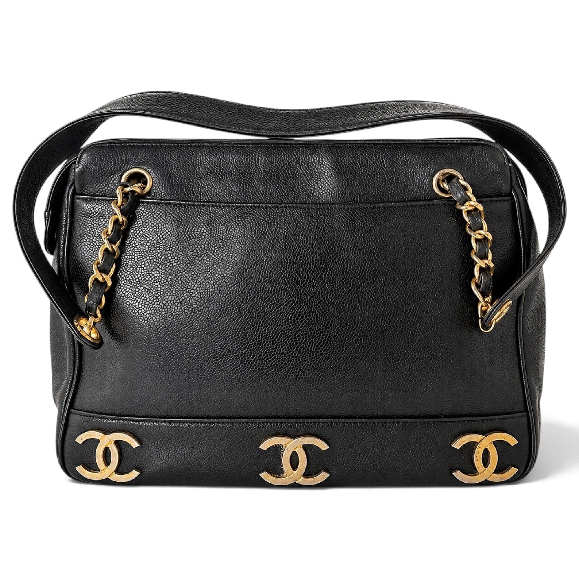 Deauville Chain leather handbag