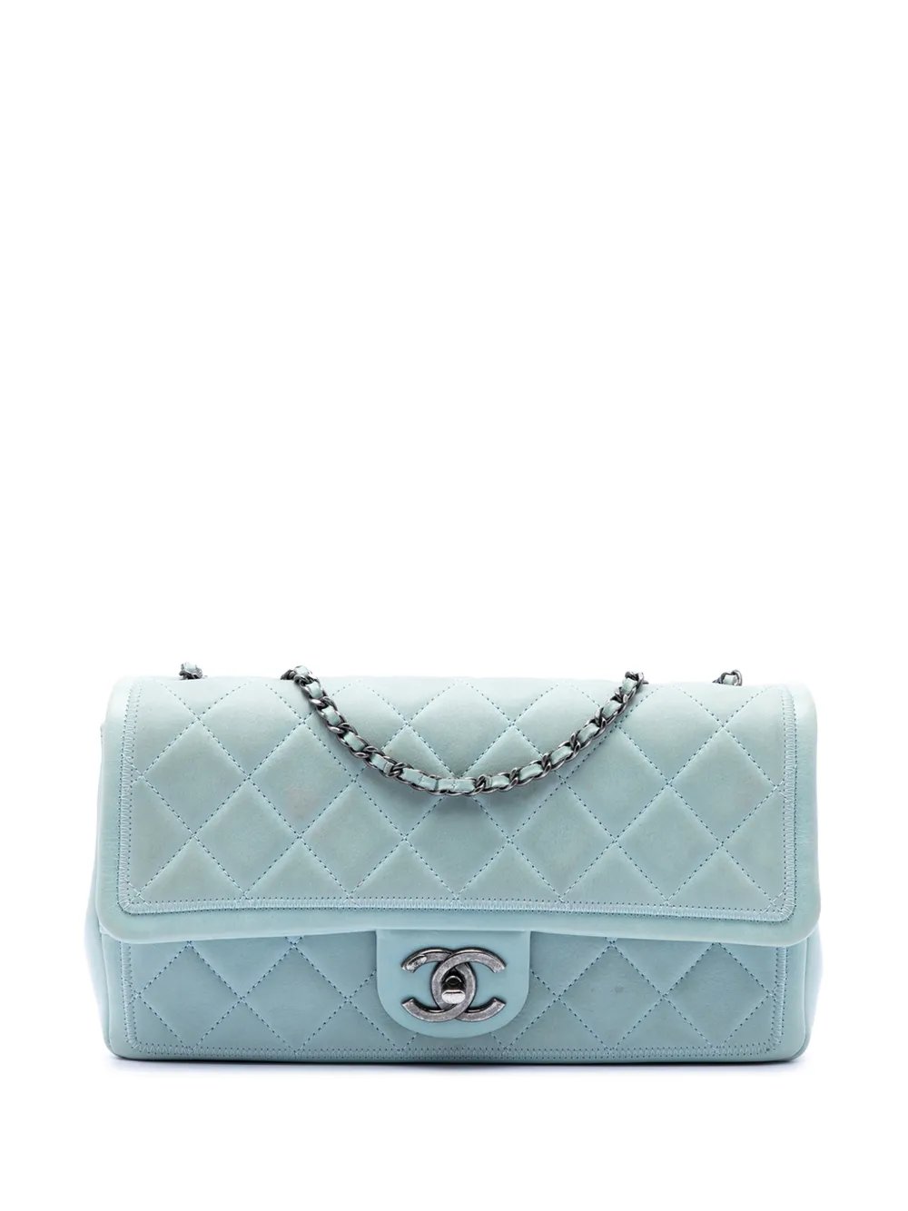 2014-2015 CC Quilted Calfskin Single Flap shoulder bag
