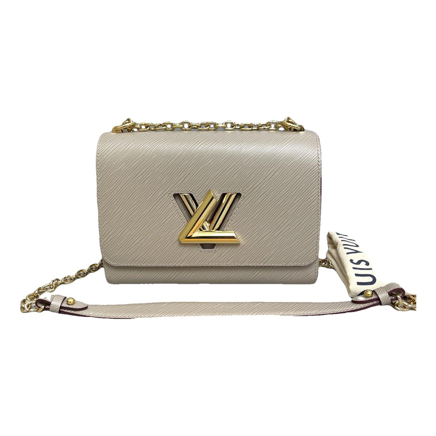Twist leather handbag