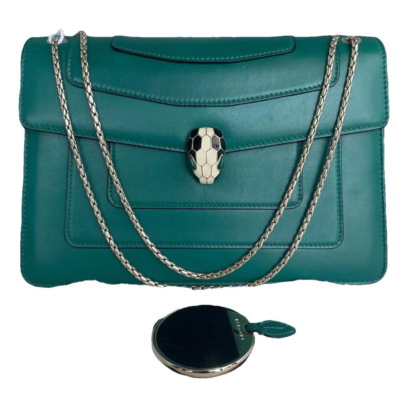 Serpenti leather handbag