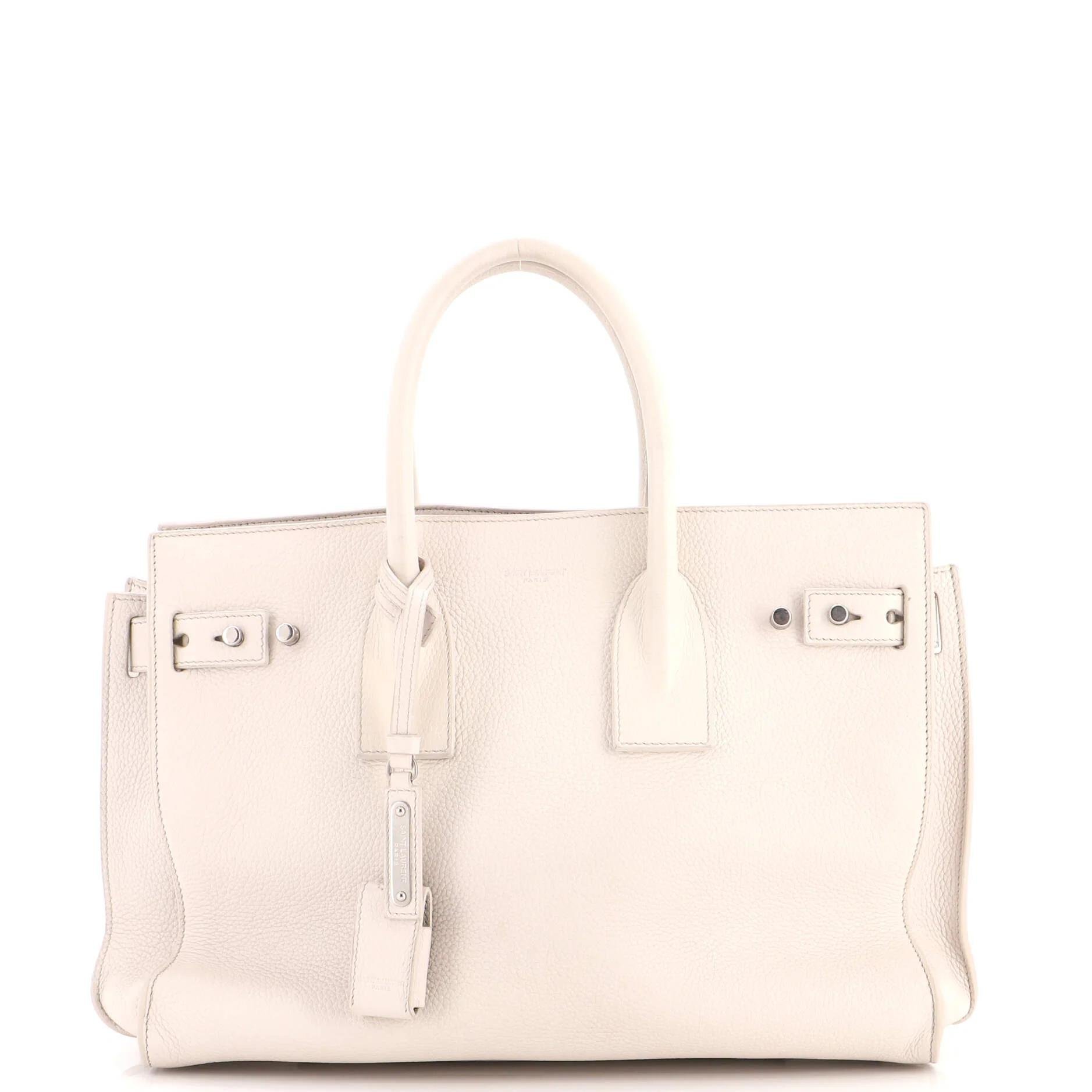 Leather tote
