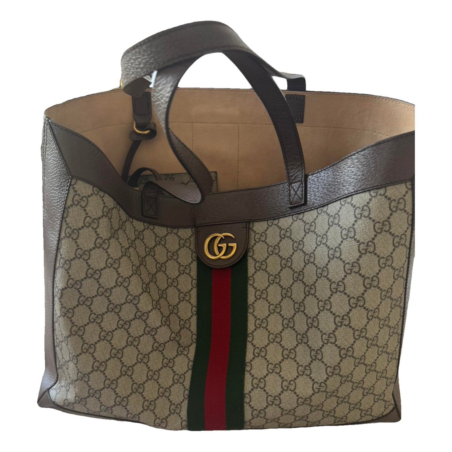 Ophidia leather tote