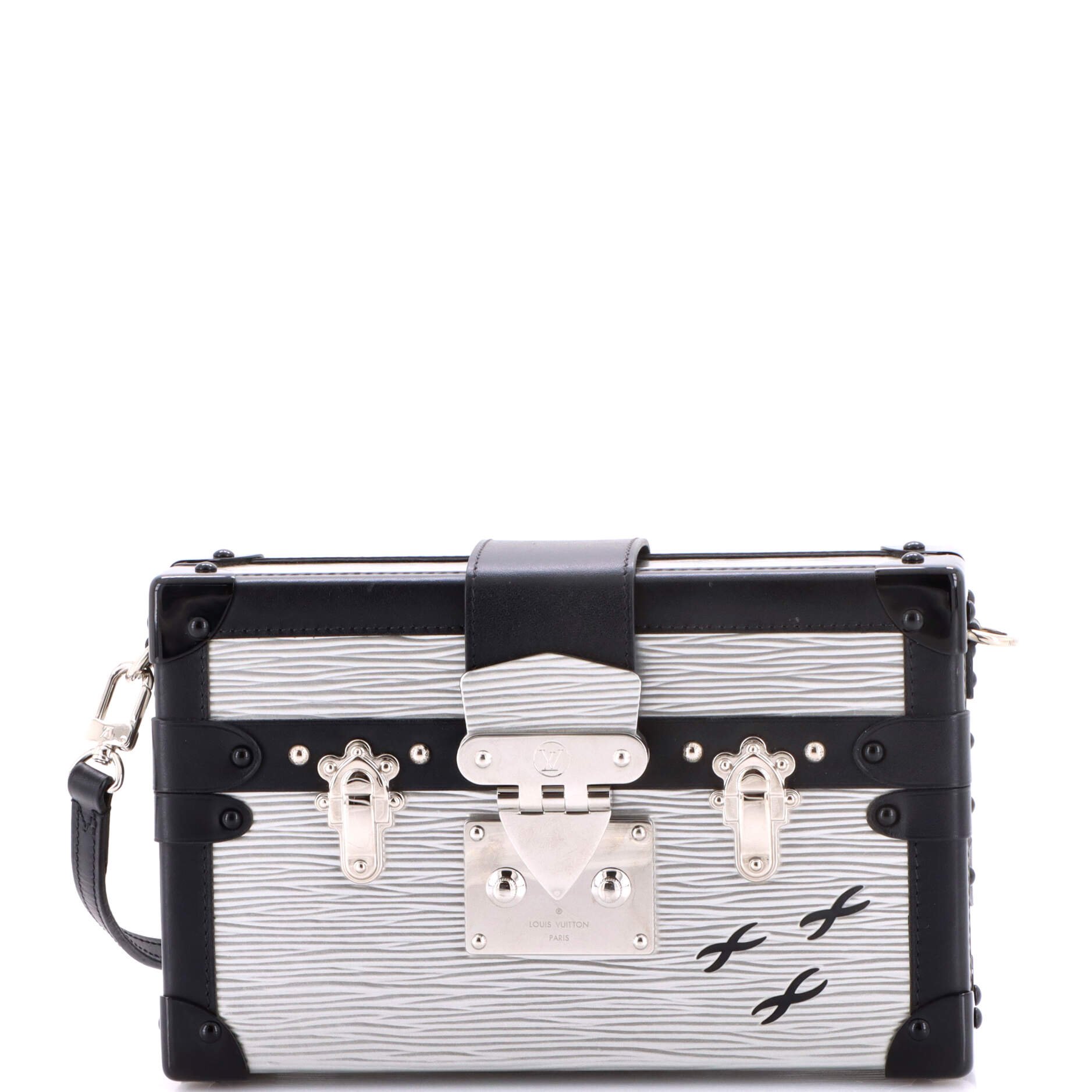 Louis Vuitton Petite Malle Handbag Epi Leather