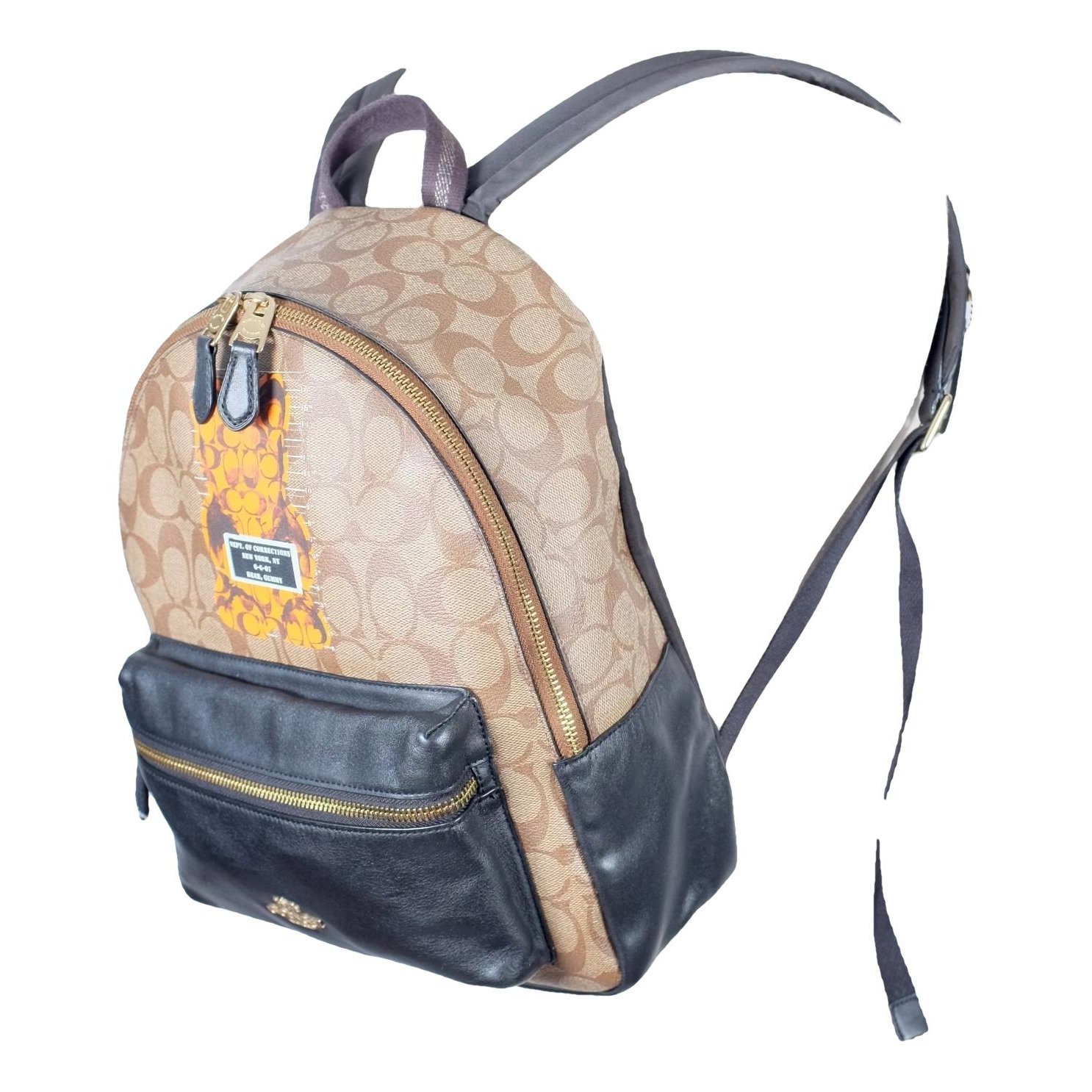Leather backpack