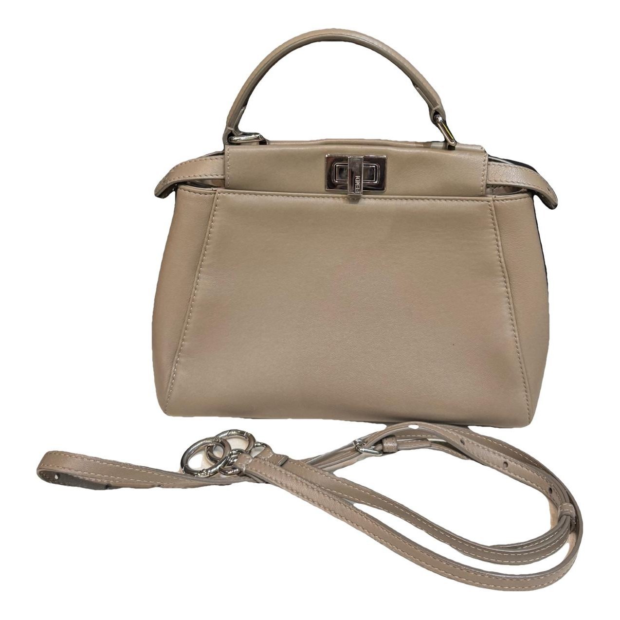 Peekaboo leather handbag