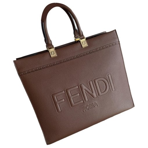 Sunshine leather tote