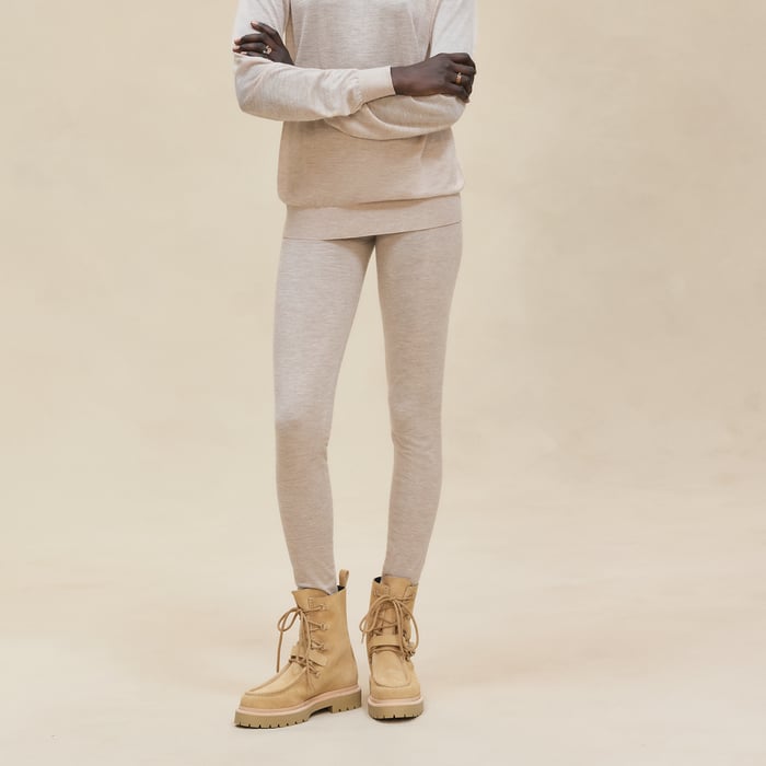 Beige Glaise Light Leggings