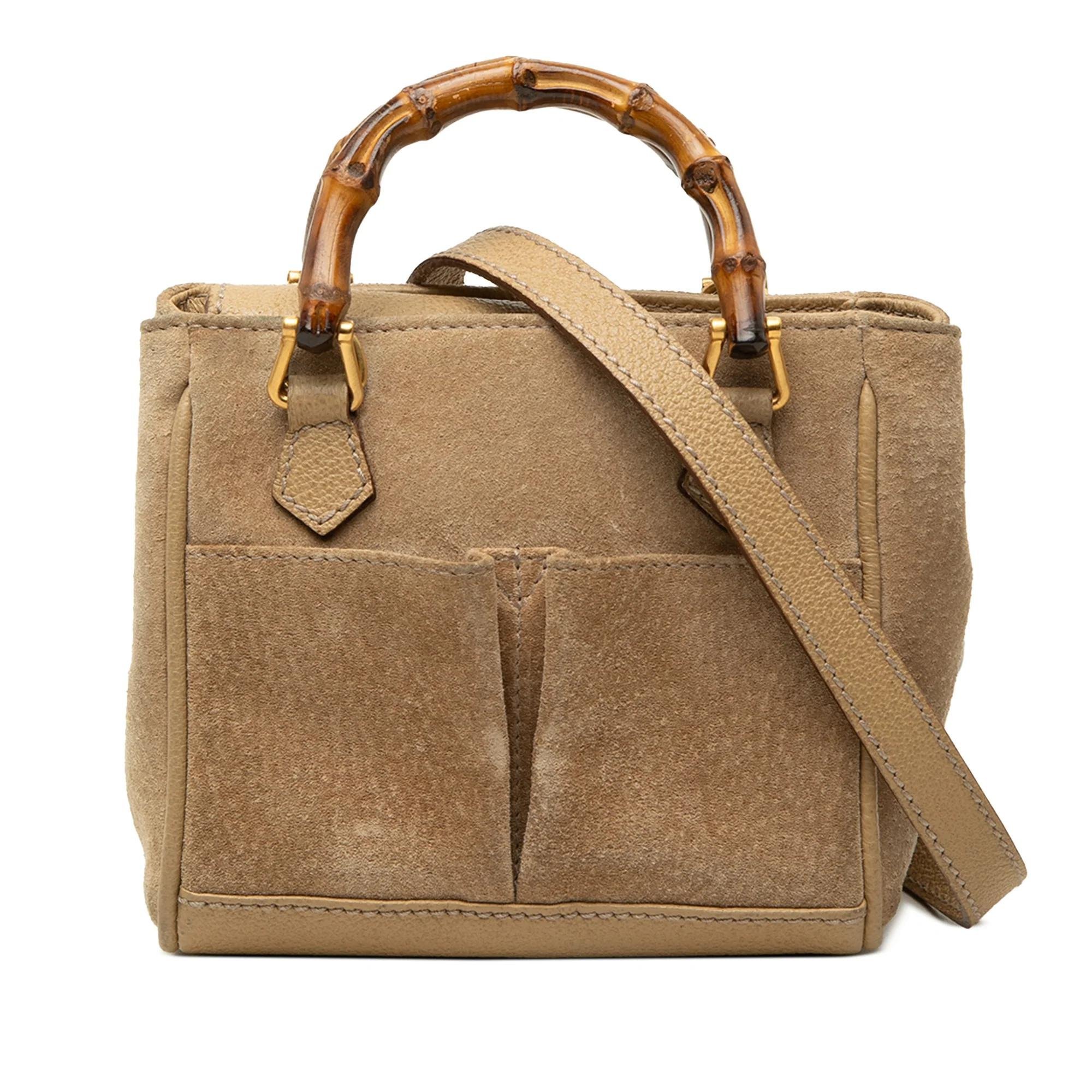 Bamboo leather satchel