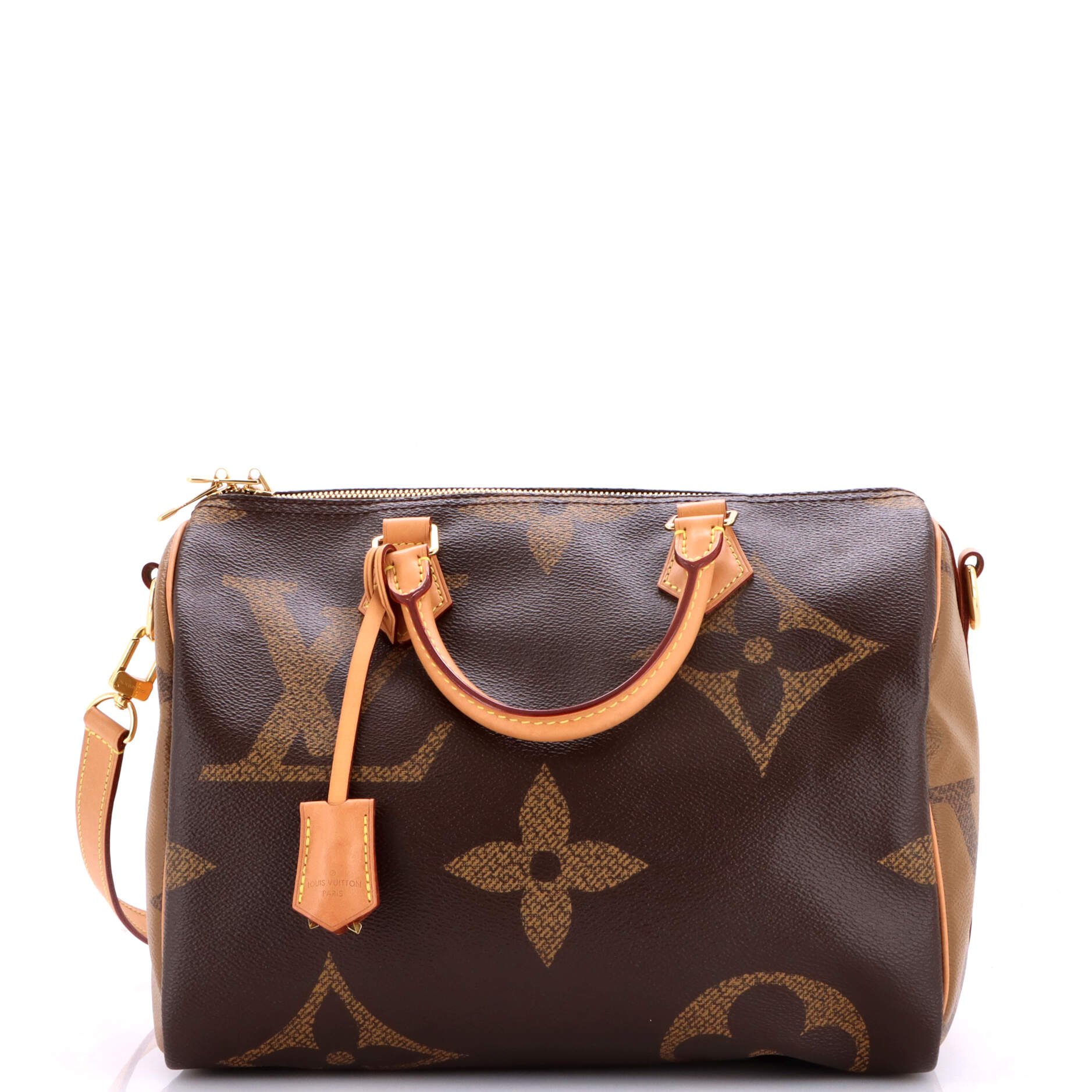 Speedy Bandouliere Bag Reverse Monogram Giant 30