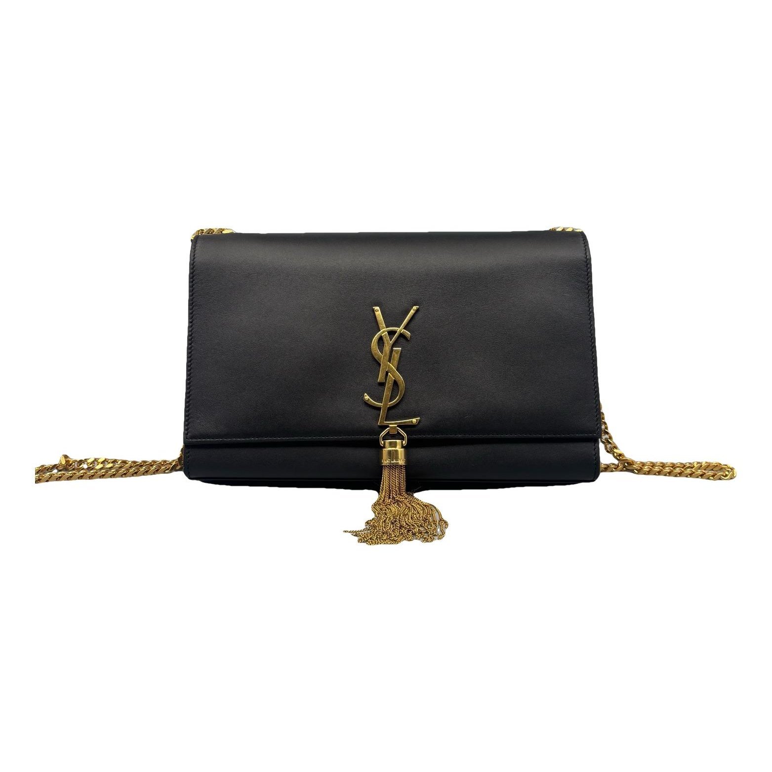 Pompom Kate leather handbag